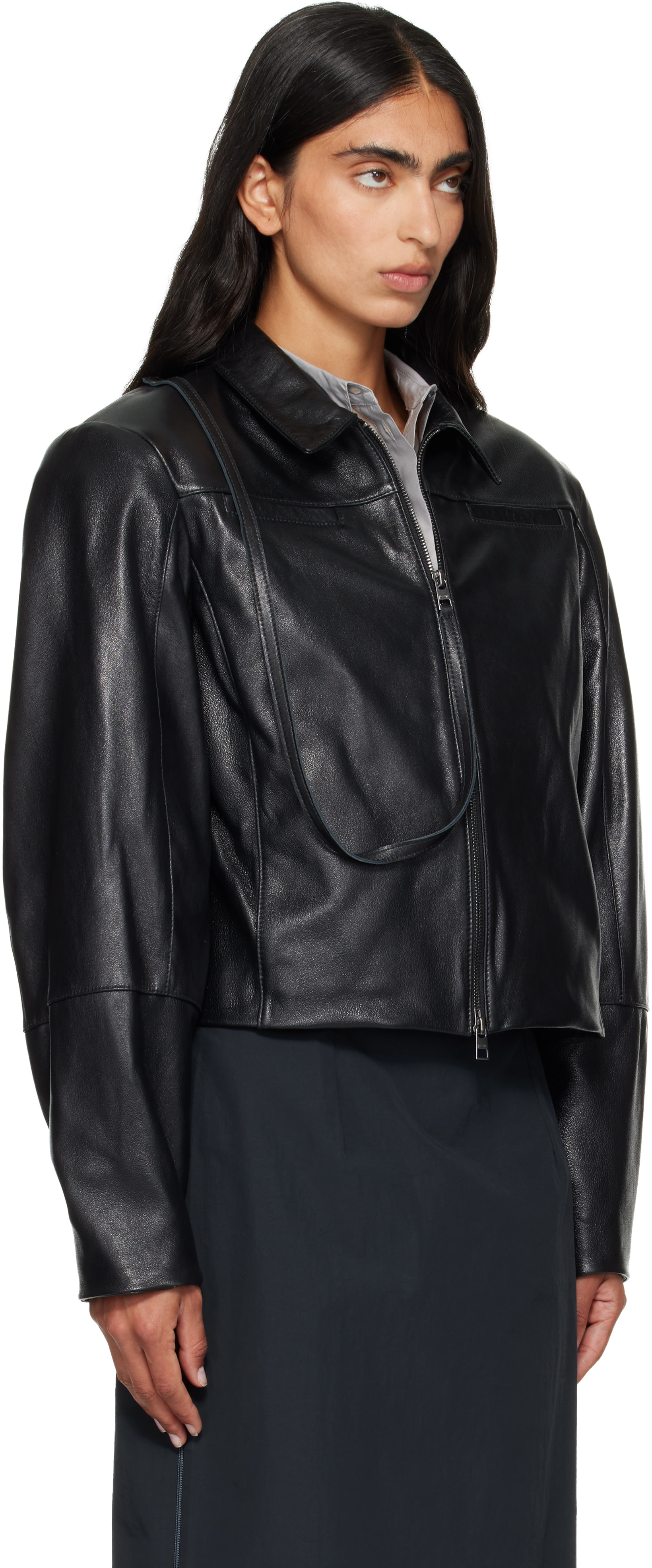 Paloma Wool - Black Banui Leather Jacket