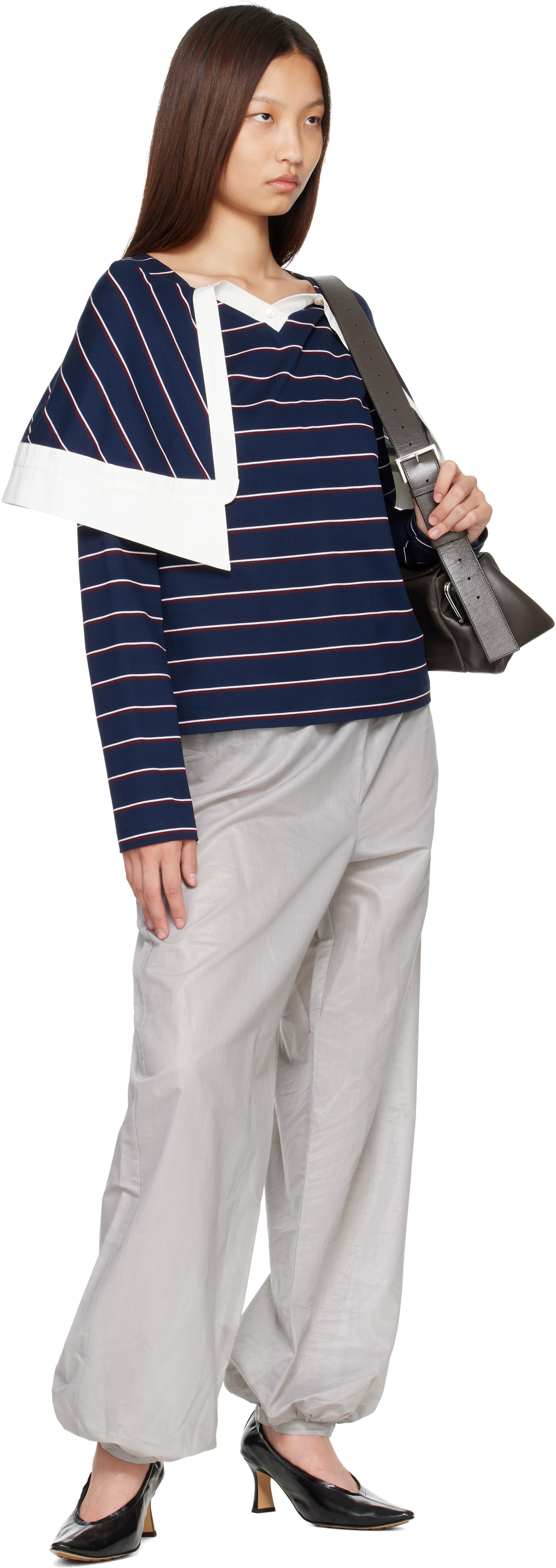 Paloma Wool: Gray Boza Trousers | SSENSE