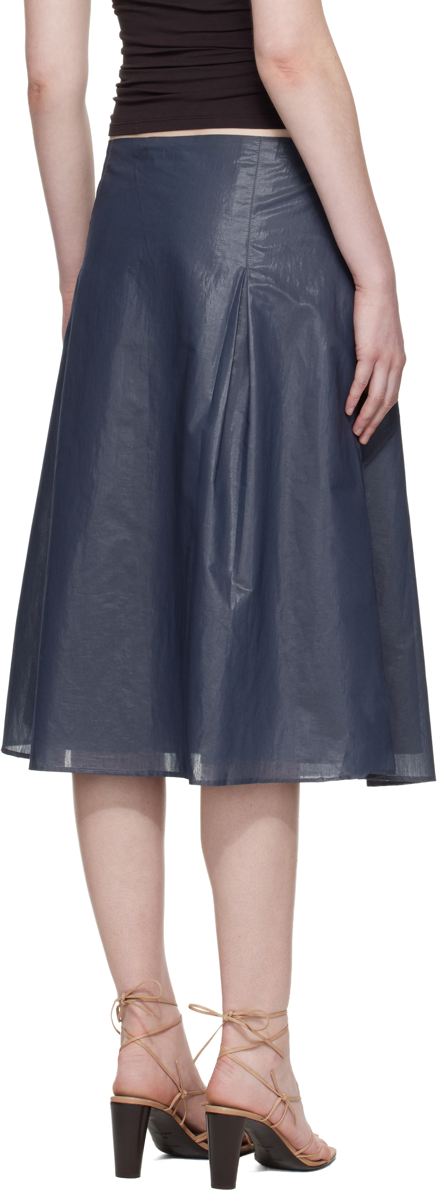 Paloma Wool - Jupe midi Dimi bleu marine