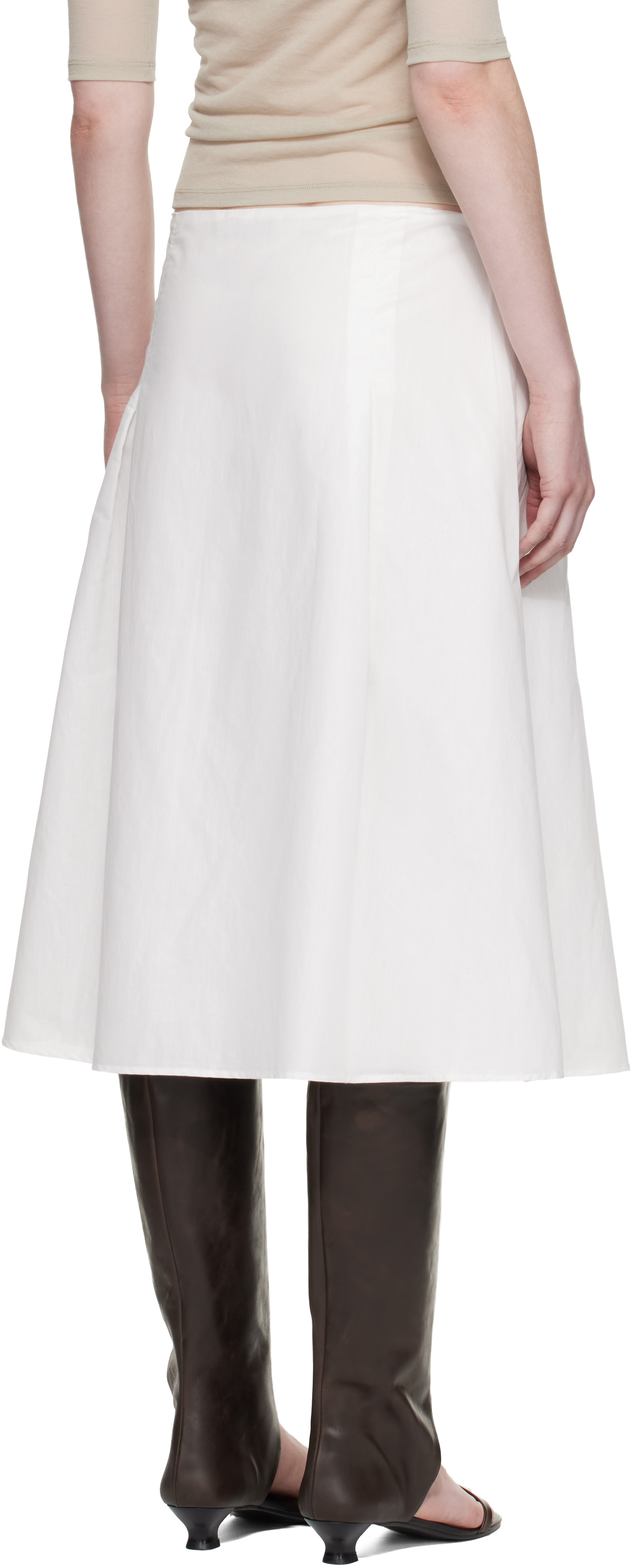 Paloma Wool - Jupe midi Dimi blanche