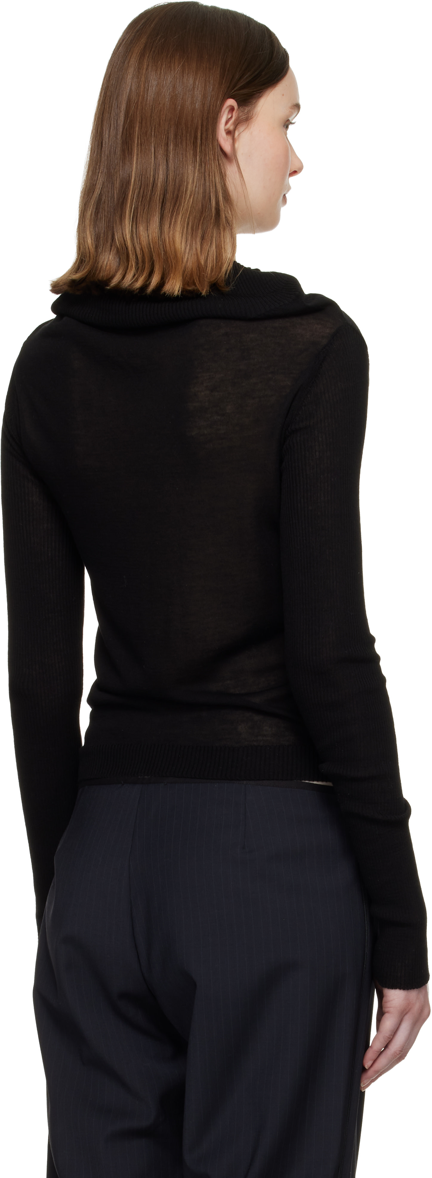 Paloma Wool: Black Igna Cardigan | SSENSE United Kingdom