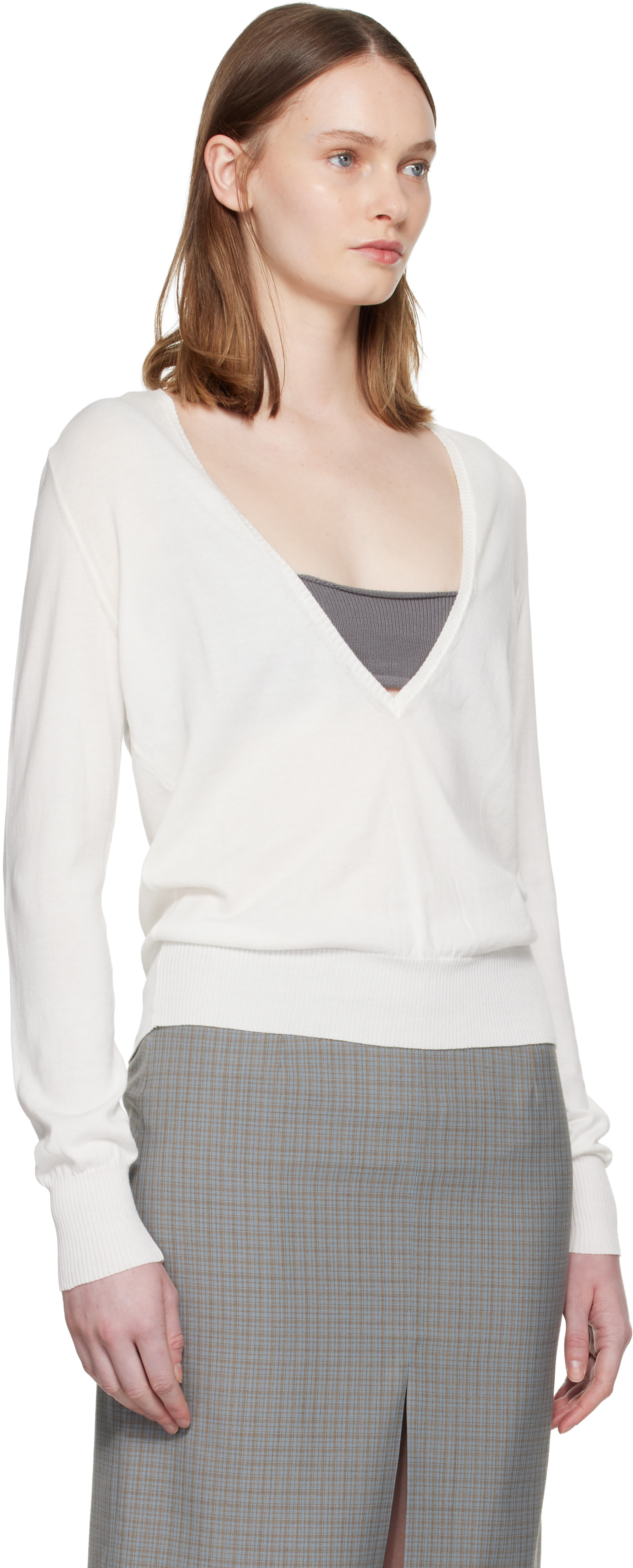 Paloma Wool - Pull Omina blanc cassé
