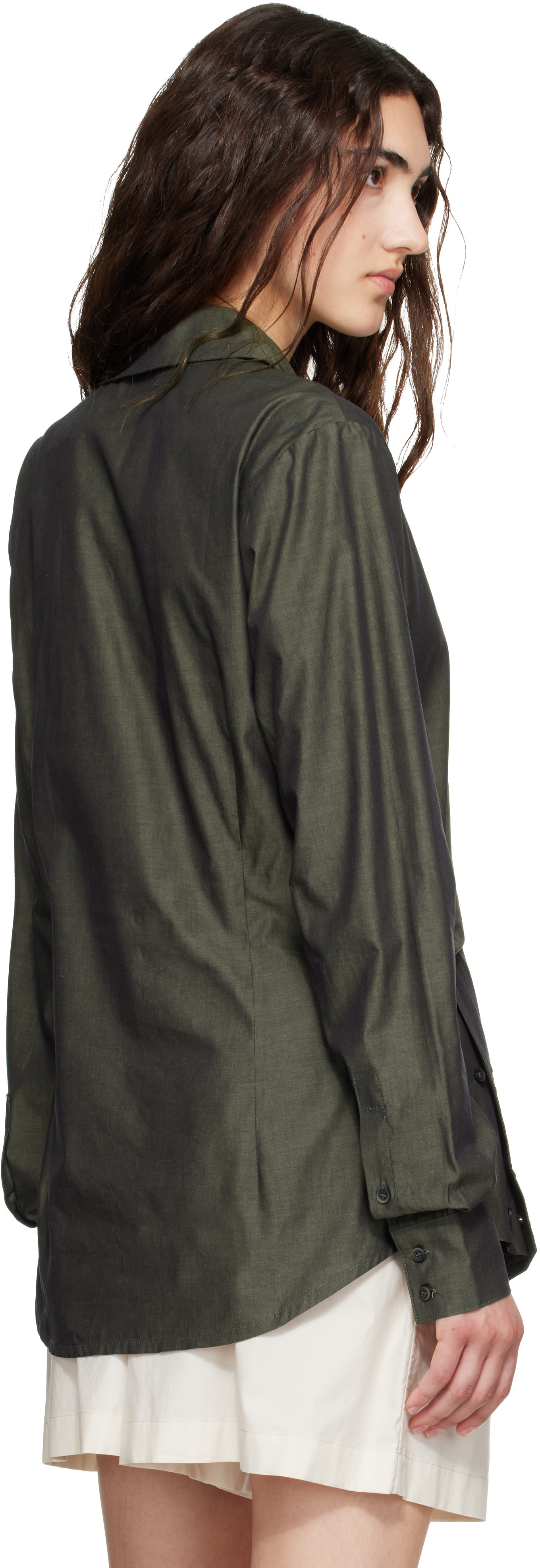 Paloma Wool: Khaki Salem Shirt | SSENSE