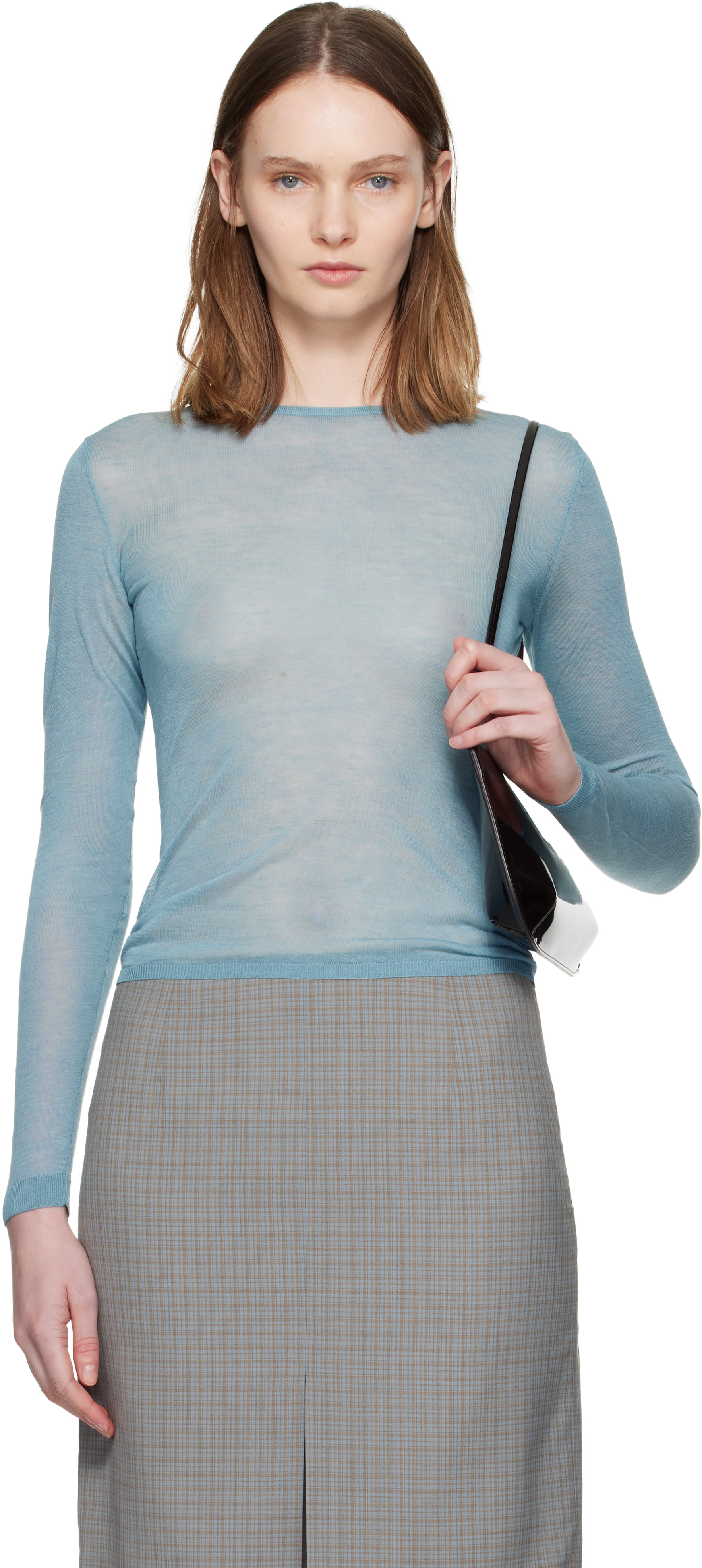 Paloma Wool: Blue Round Losa Sweater | SSENSE Canada