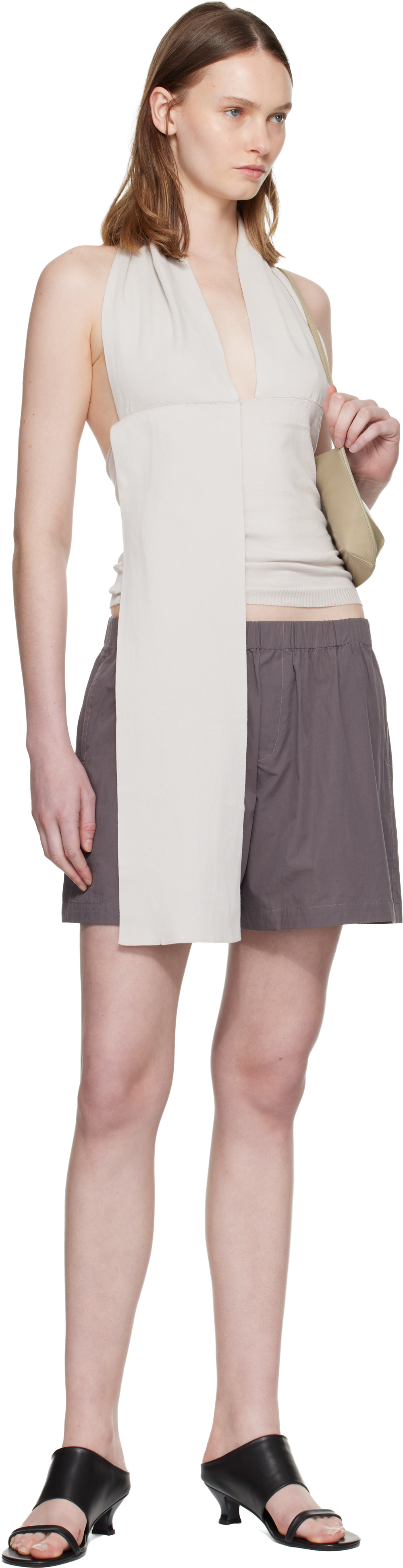 Paloma Wool: Gray Nedel Top | SSENSE Canada