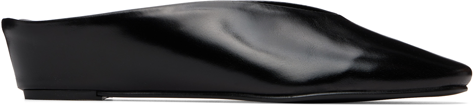 Paloma Wool: Black Fernanda Slip-on Loafers | SSENSE