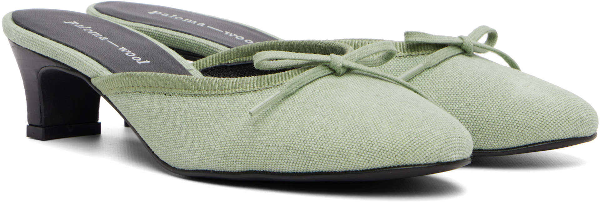 Paloma Wool - Mules à talon Petra vertes