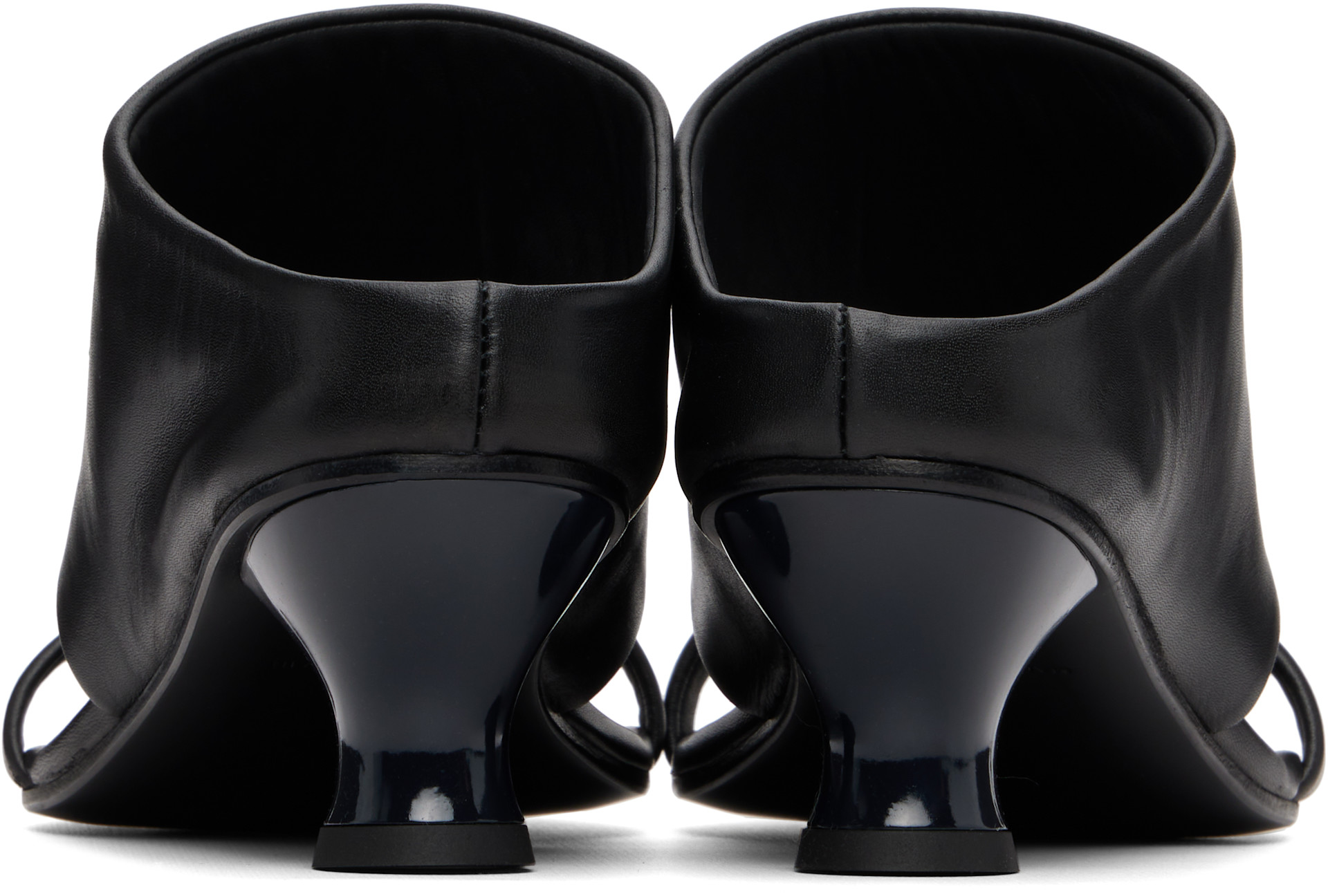 Paloma Wool: Black Roberta Heeled Sandals | SSENSE