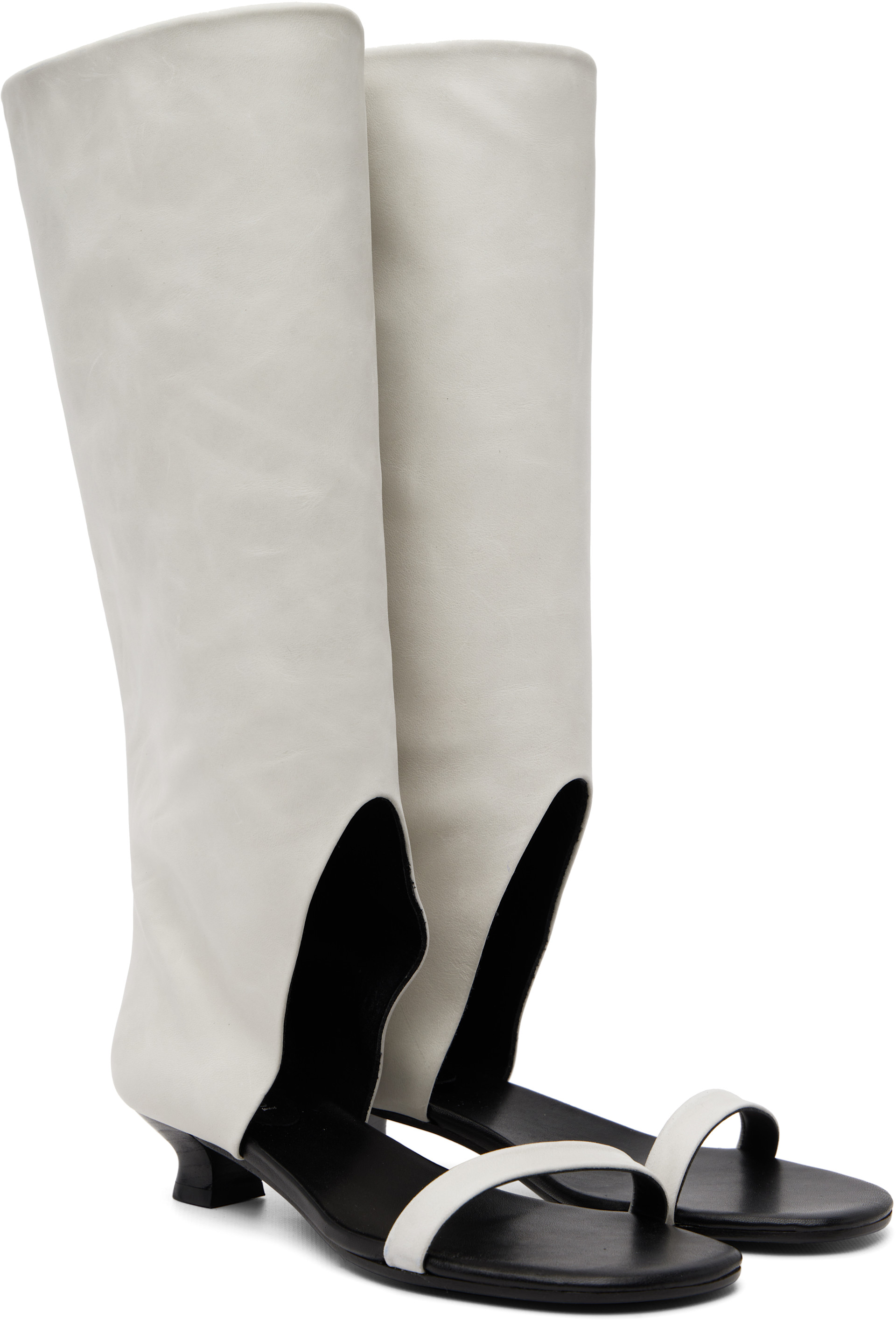 Paloma Wool: オフホワイト Manuela ヒールサンダル | SSENSE 日本