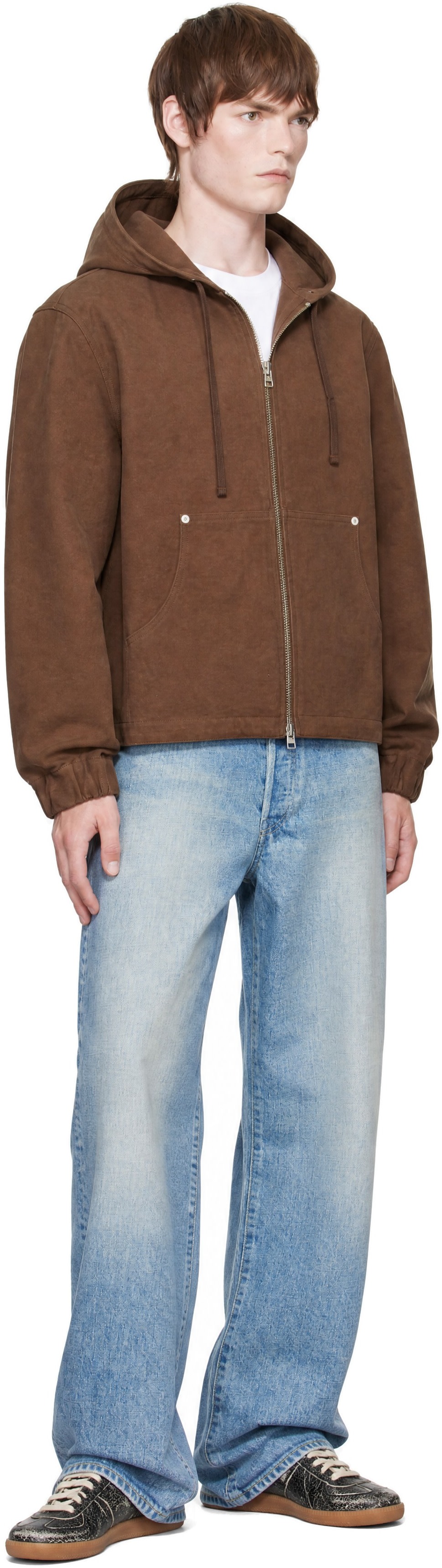 SAGE NATION - Brown Hoodie Jacket
