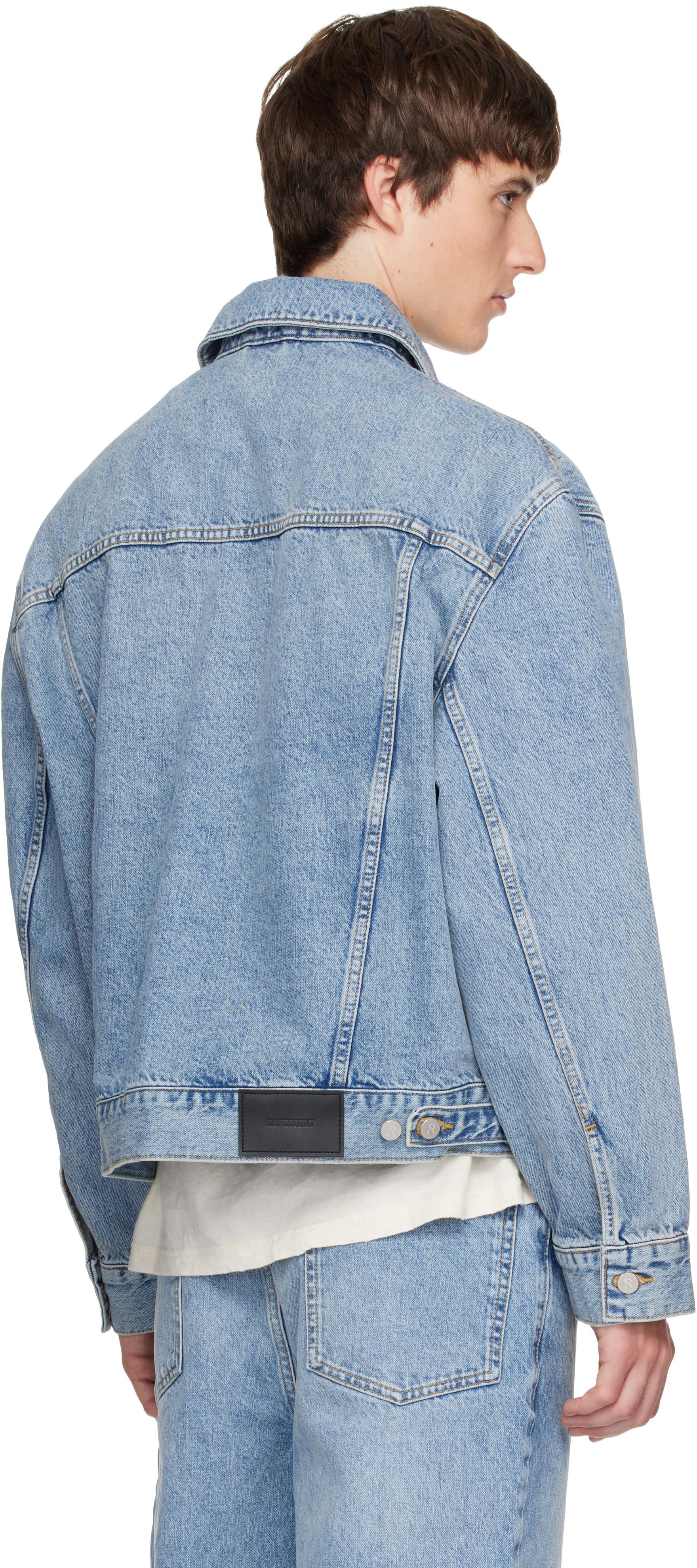 Represent - Blue Denim Trucker Jacket