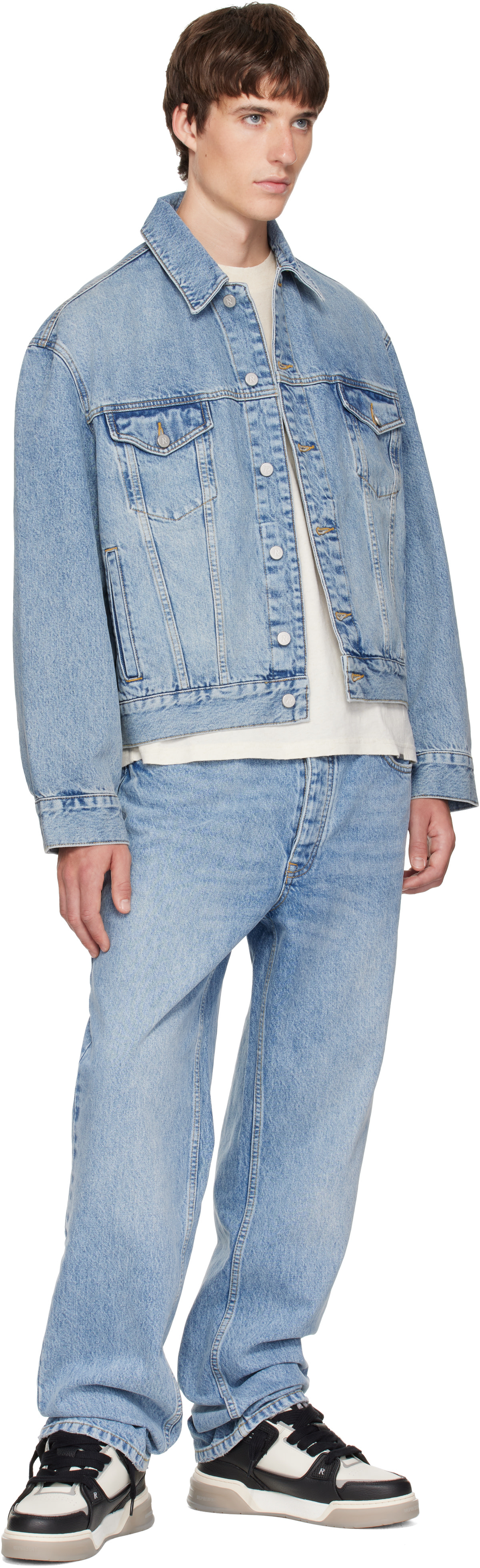Represent - Blue Denim Trucker Jacket