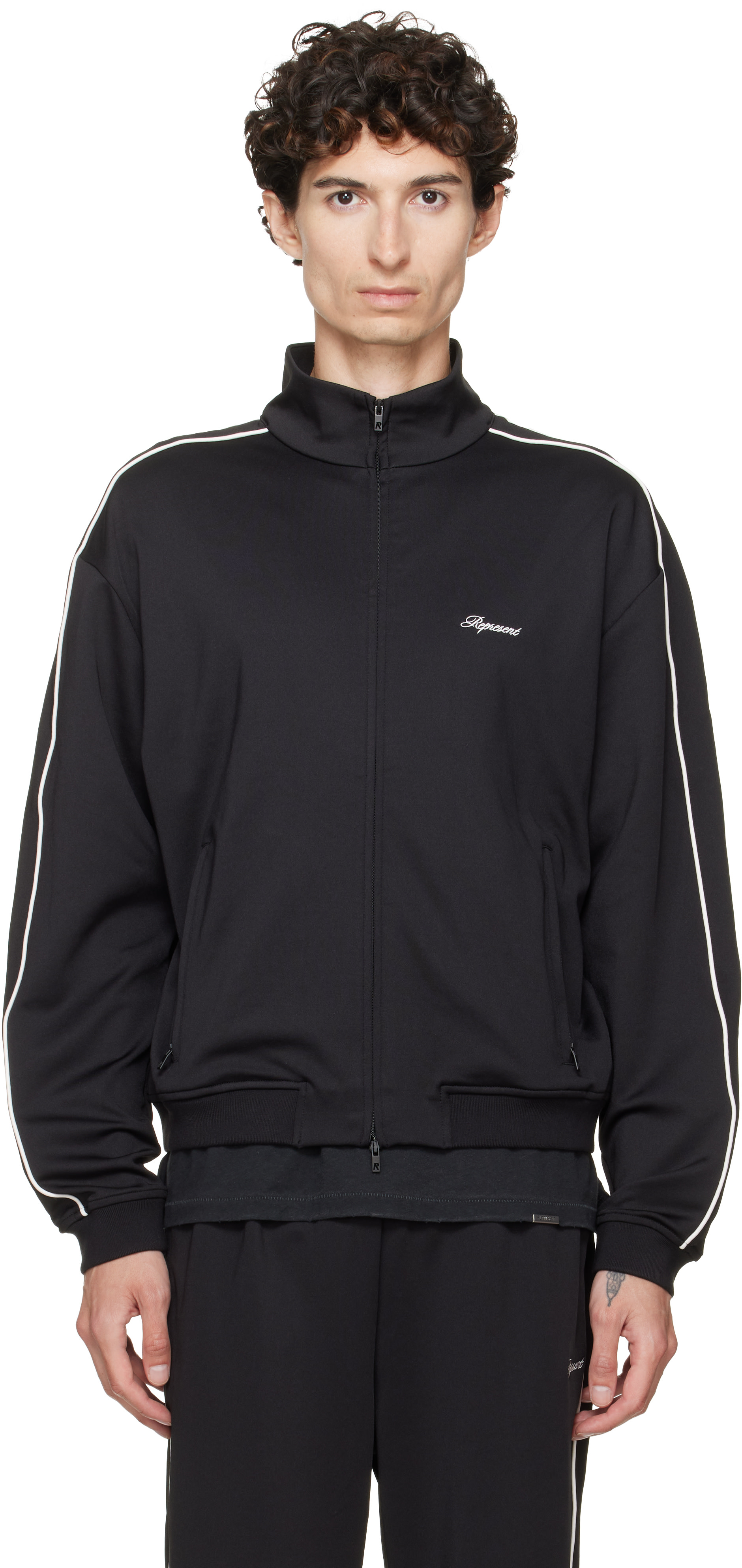 Represent - Black Taped Track Jacket