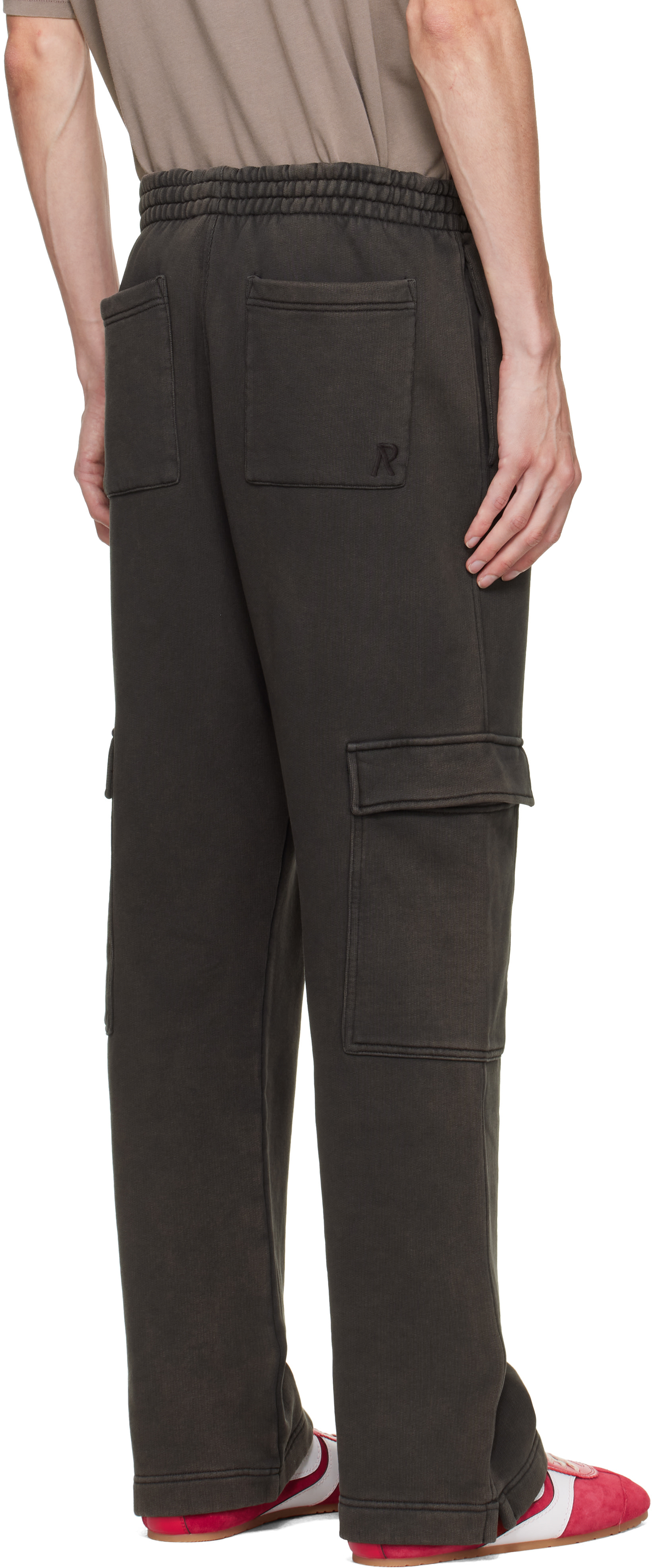 Represent - Pantalon de survêtement cargo Initial brun
