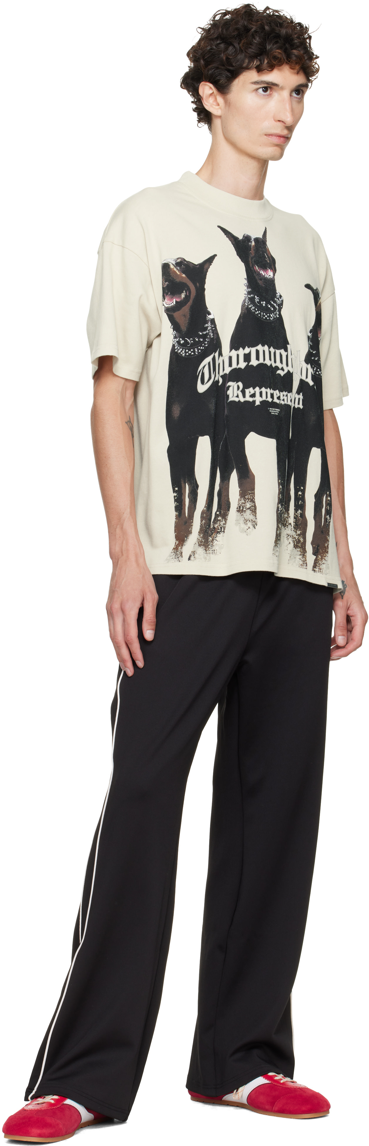 Represent - Black Taped Track Pants