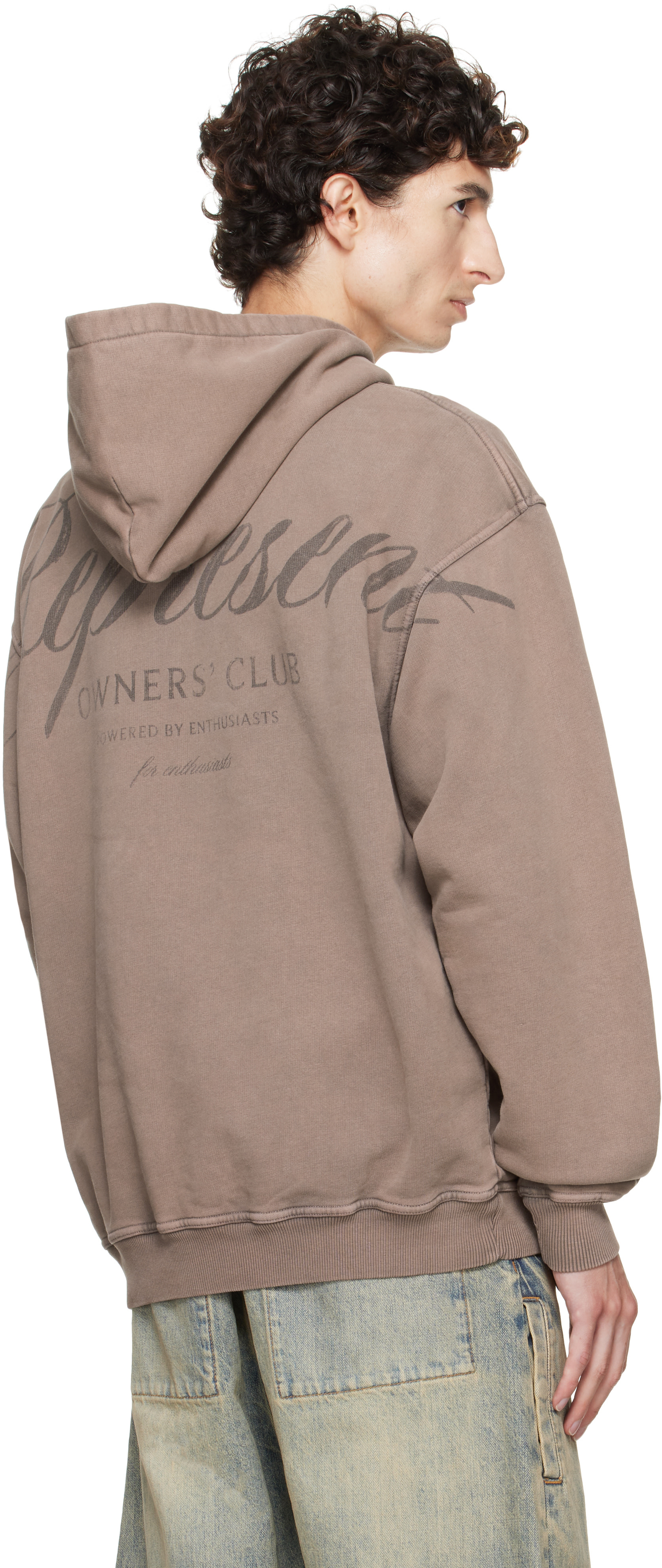 Represent - Pull à capuche 'Owners Club' brun à imprimés