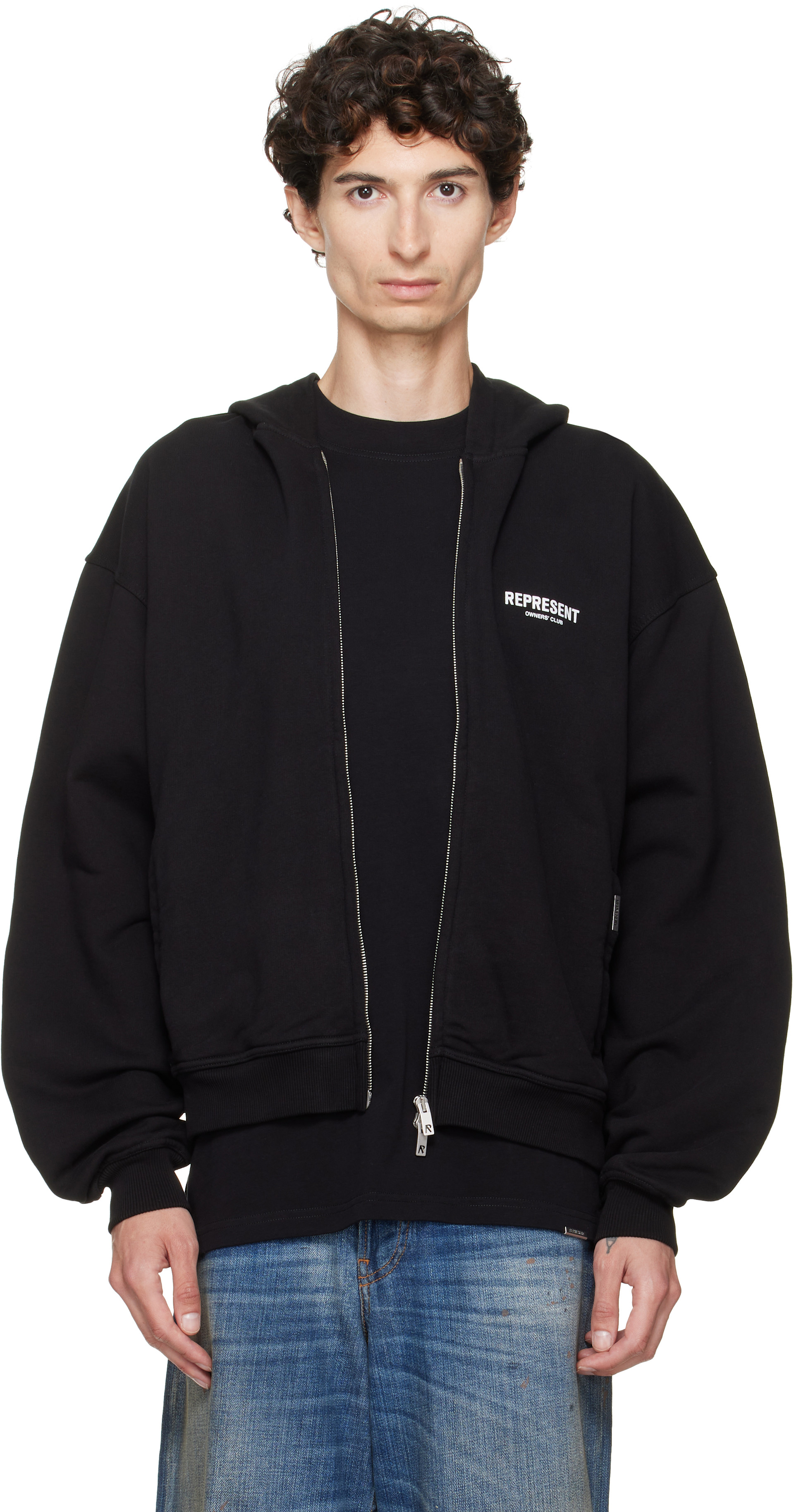 Represent - Pull à capuche 'Owners Club' noir à imprimés