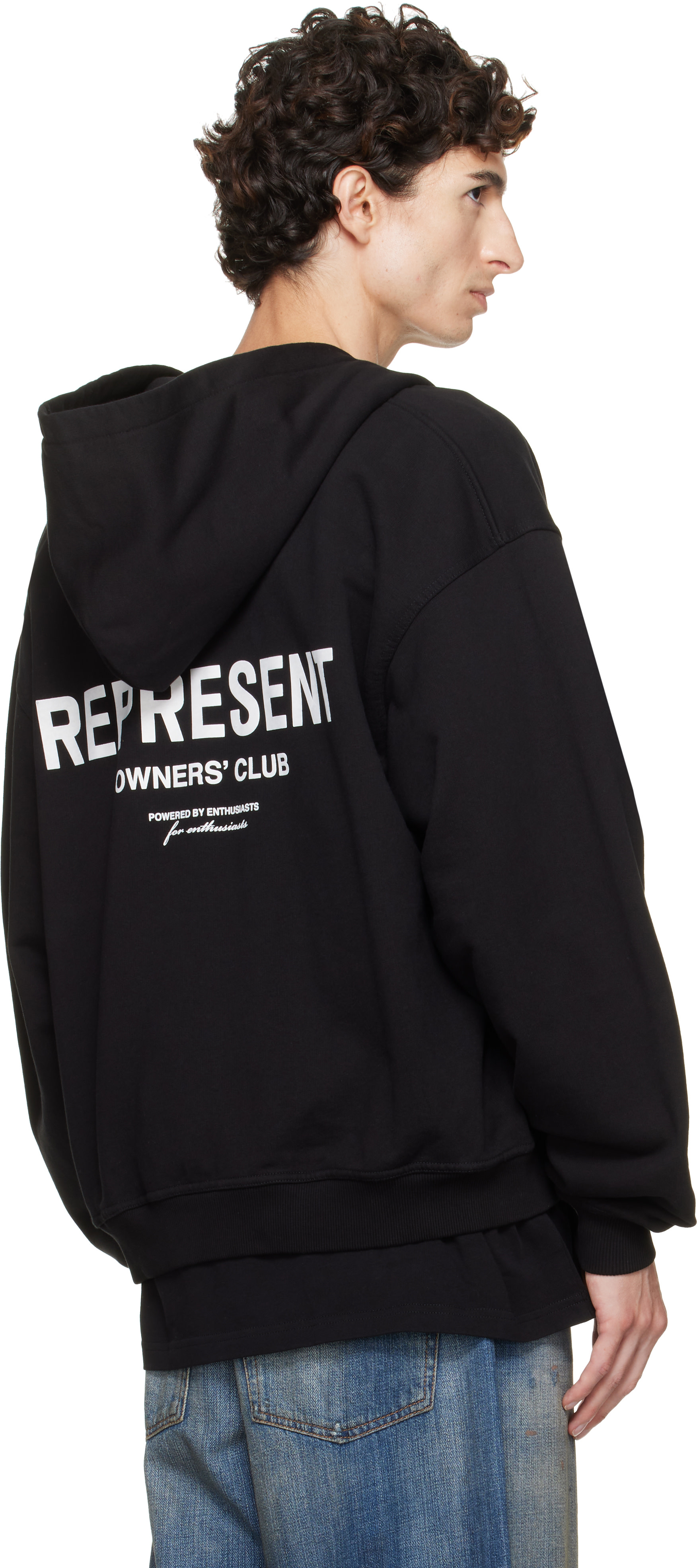 Represent - Pull à capuche 'Owners Club' noir à imprimés