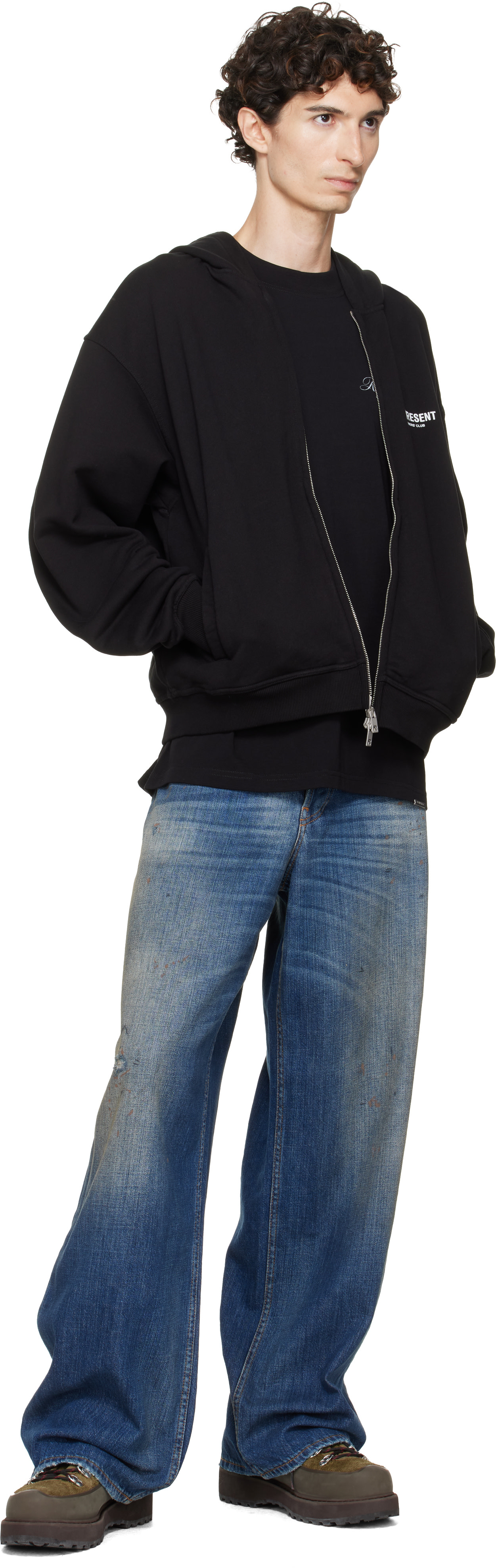 Represent - Pull à capuche 'Owners Club' noir à imprimés