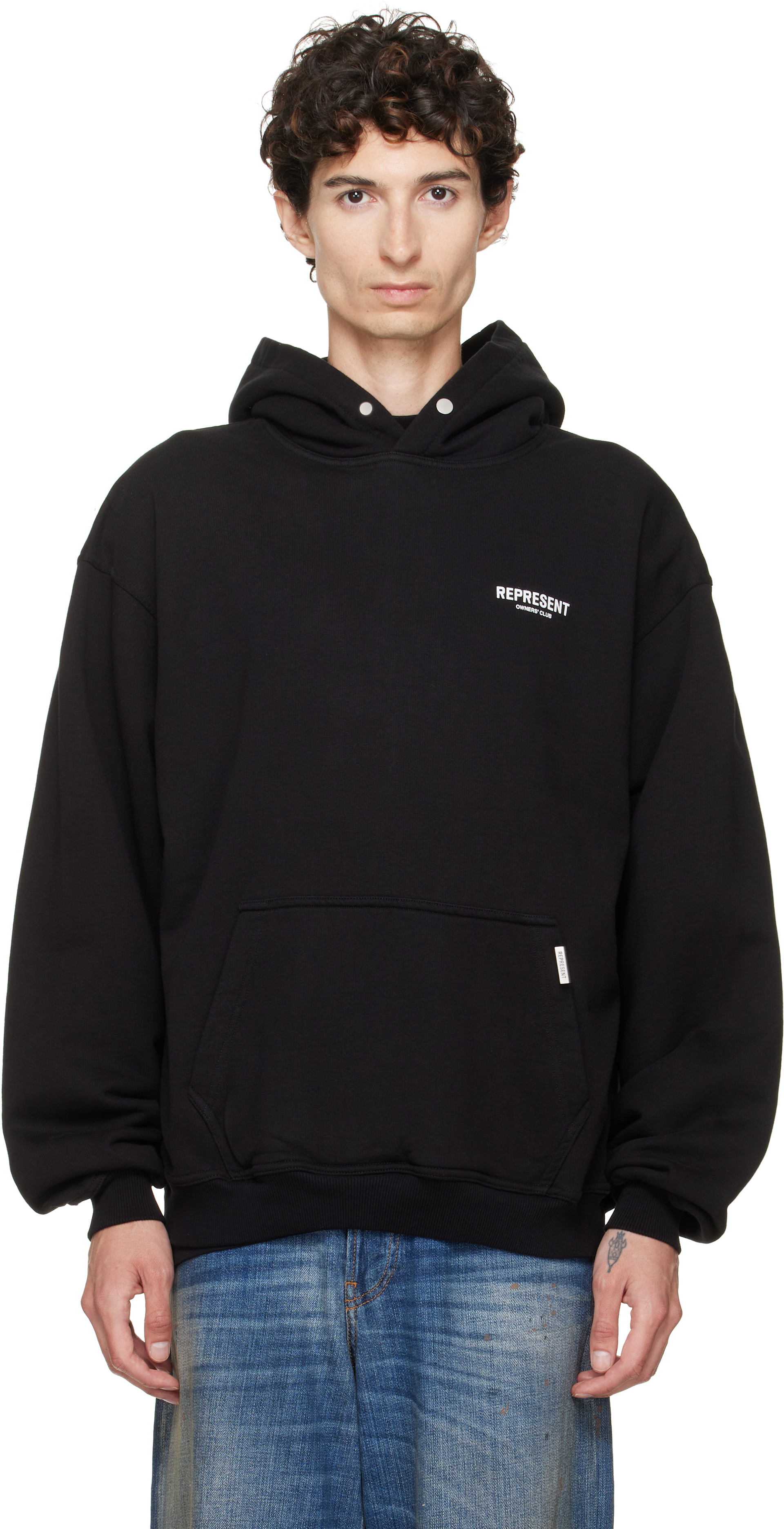 Represent - Pull à capuche 'Owners Club' noir à imprimés