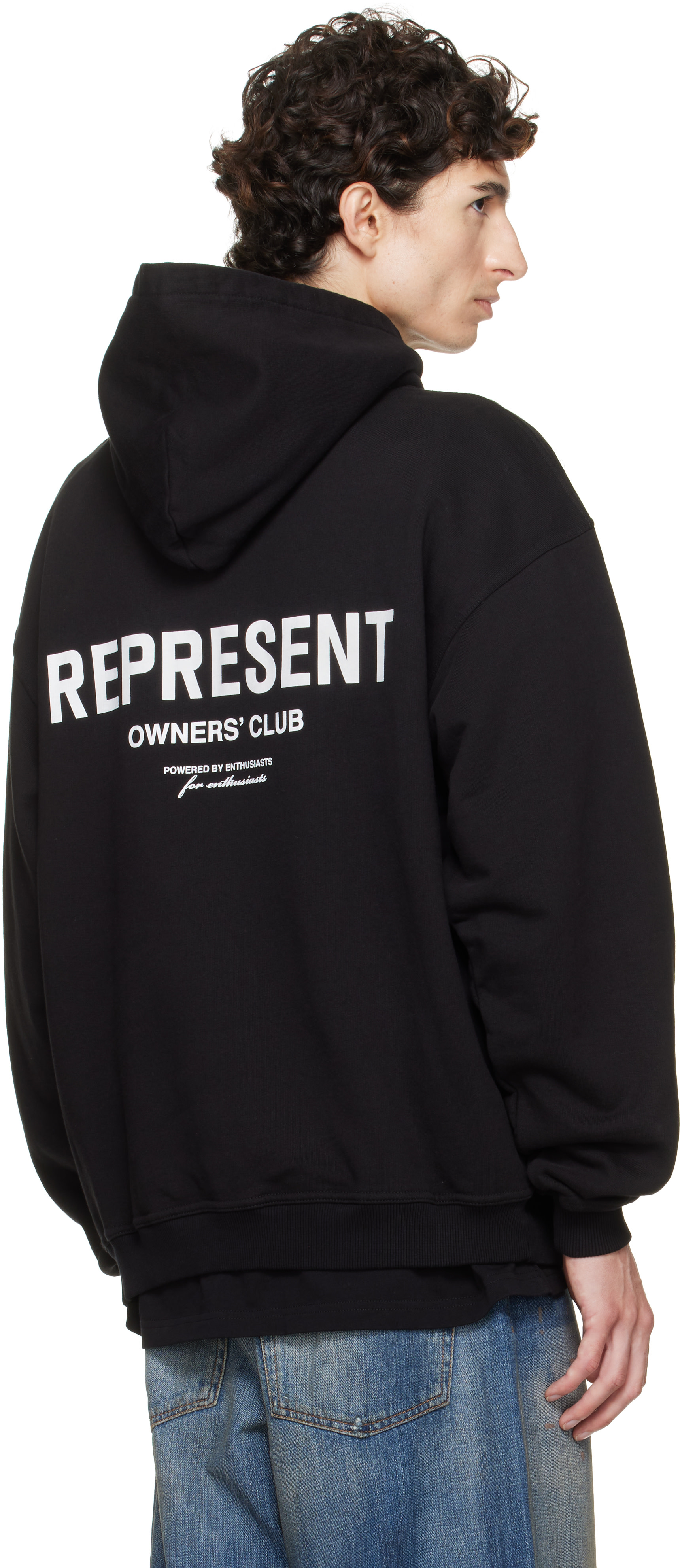 Represent - Pull à capuche 'Owners Club' noir à imprimés