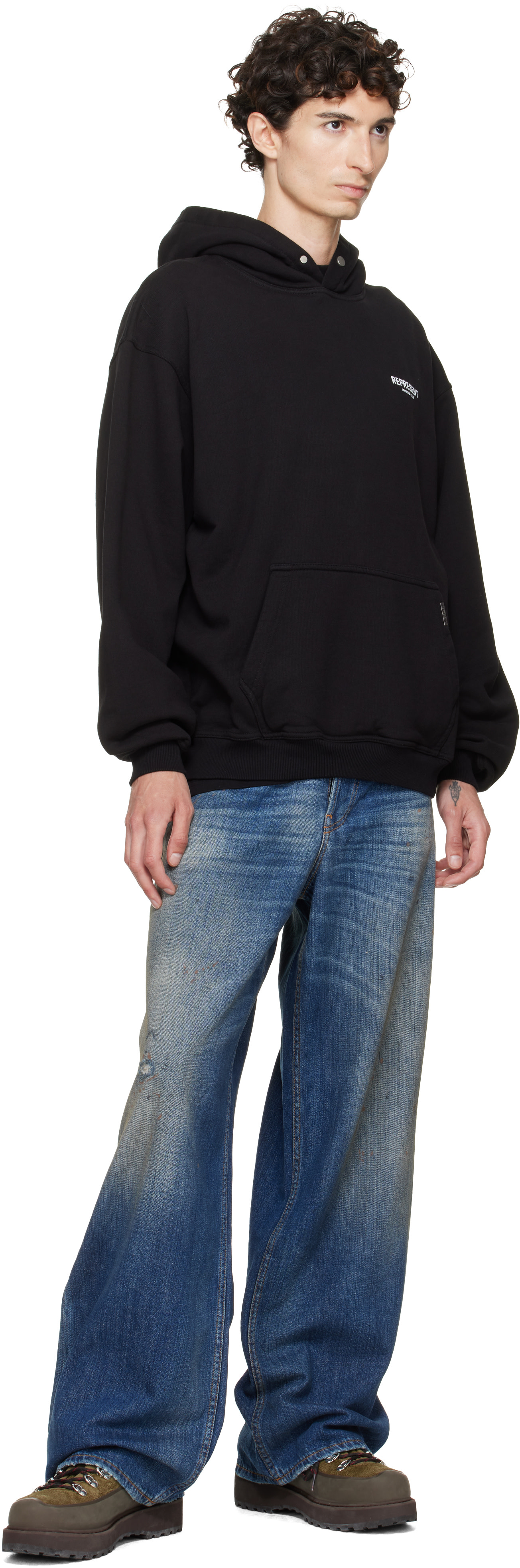 Represent - Pull à capuche 'Owners Club' noir à imprimés