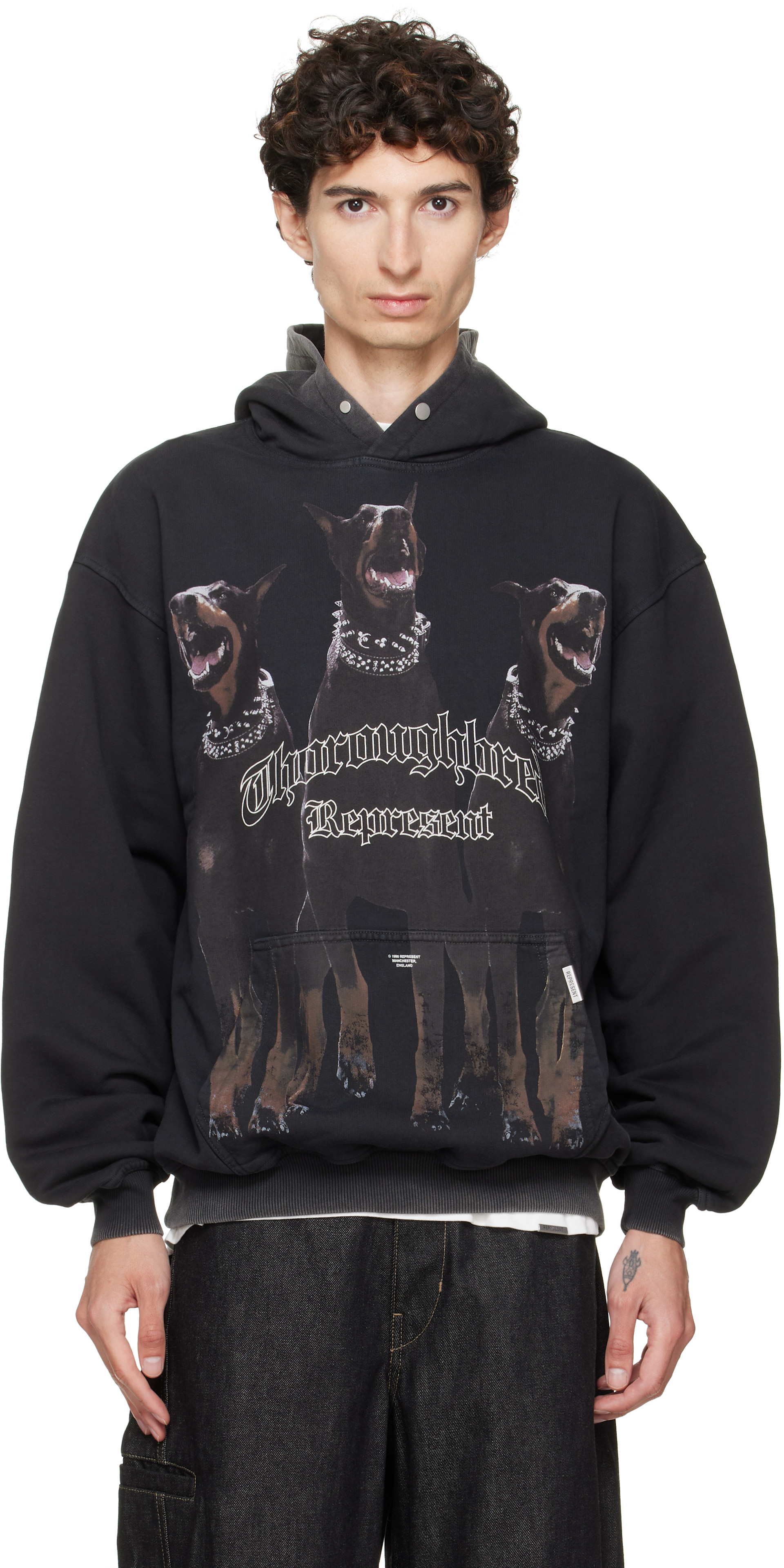 Represent - Pull à capuche Thoroughbred noir