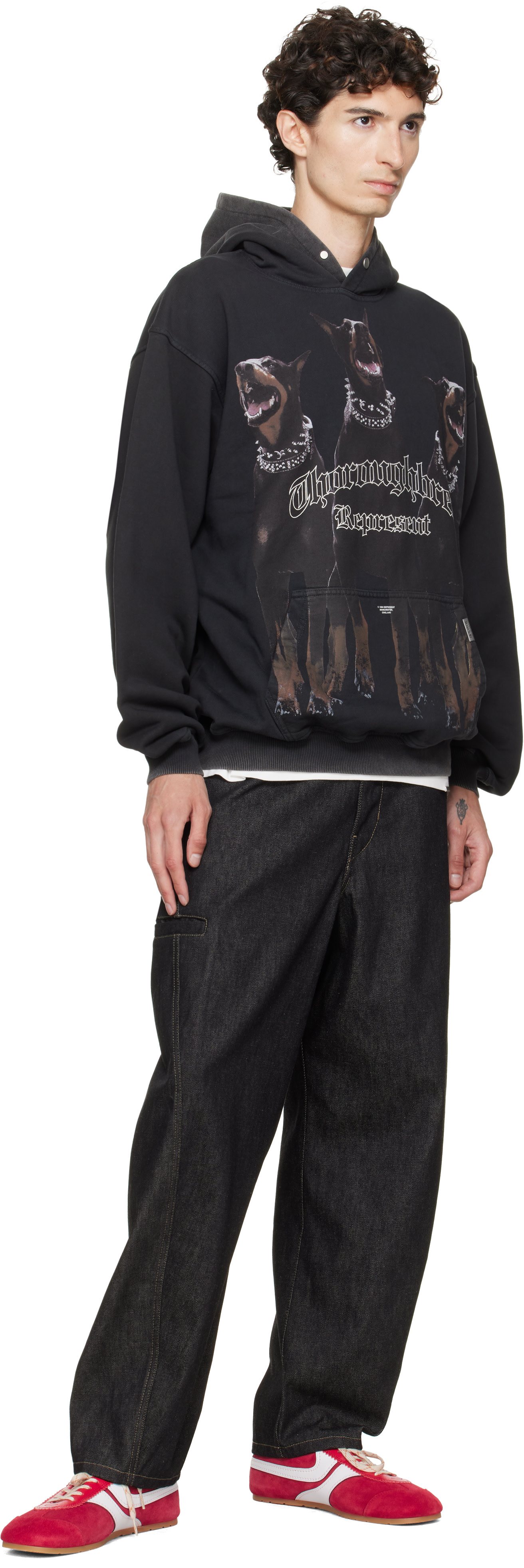 Represent - Pull à capuche Thoroughbred noir
