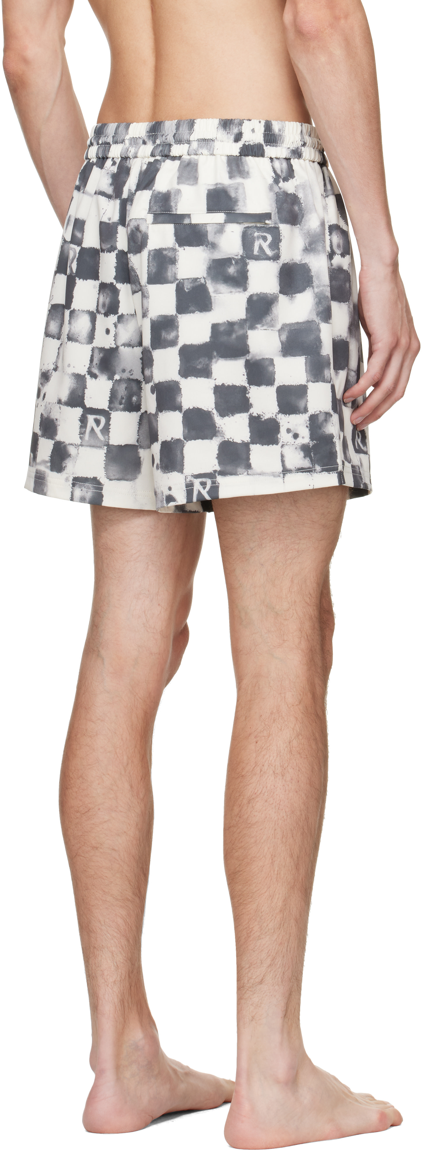 Represent - Maillot de bain noir et blanc
