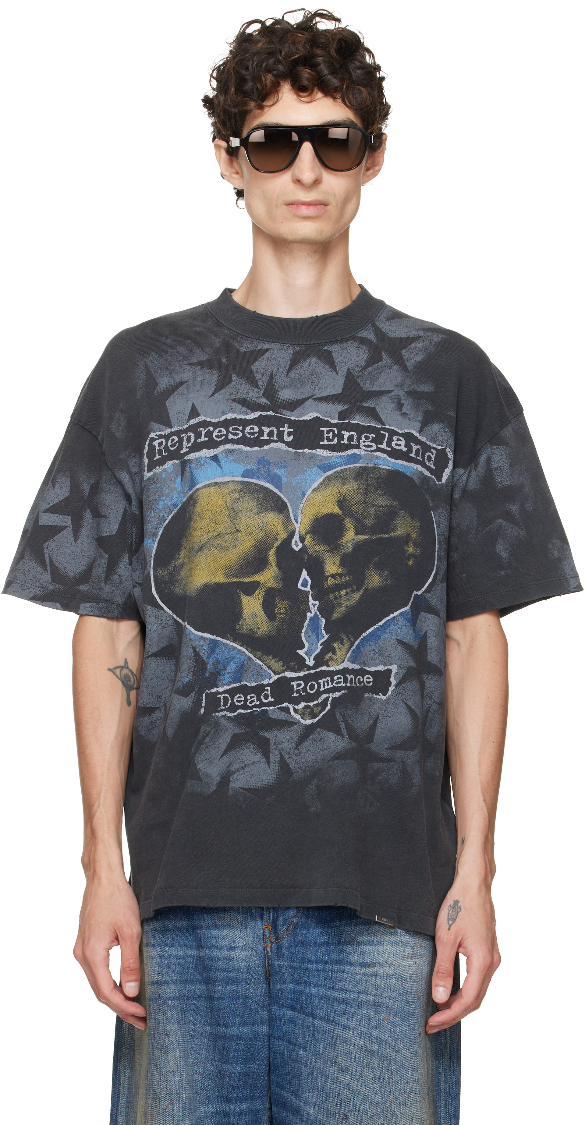 Represent - T-shirt 'Romance' noir