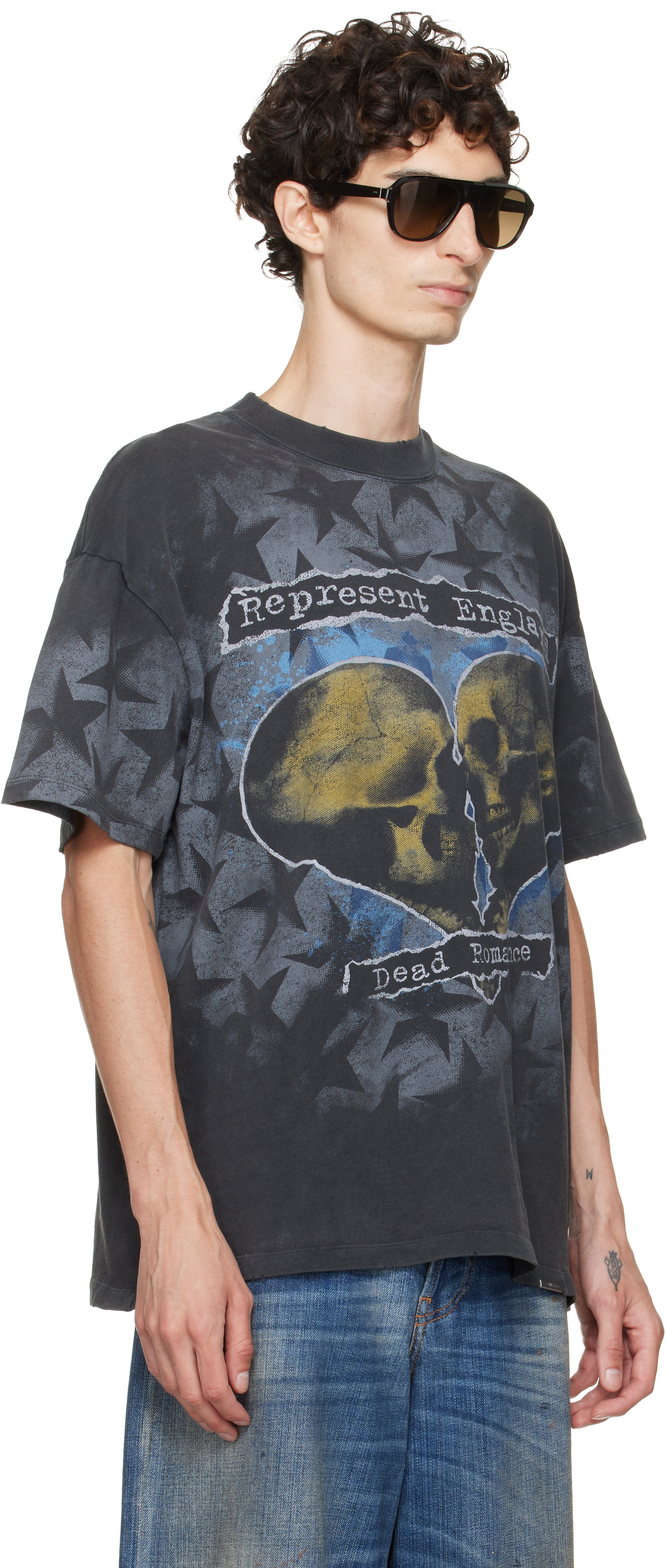 Represent - T-shirt 'Romance' noir