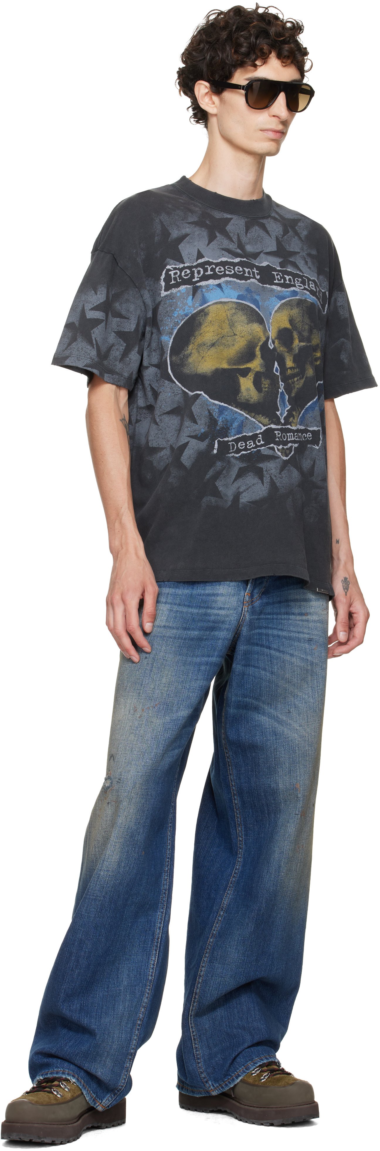 Represent - T-shirt 'Romance' noir