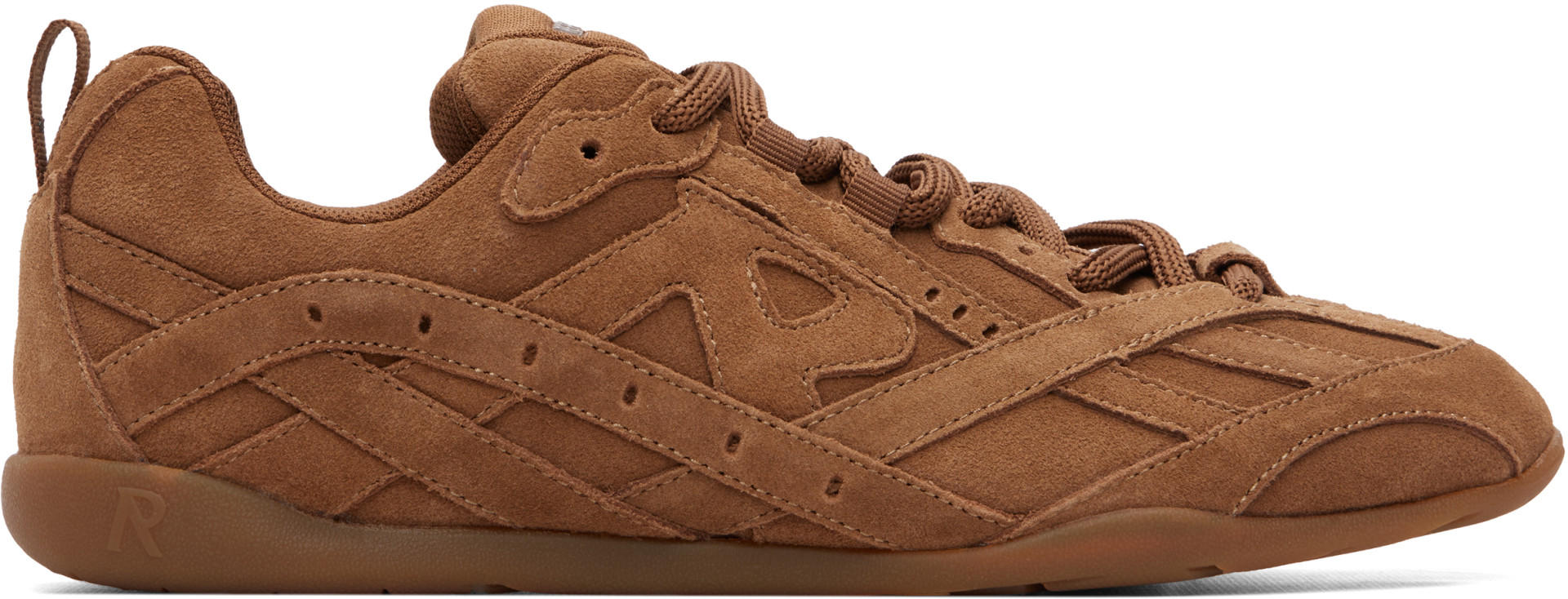 Represent - Tan Rally Suede Sneakers