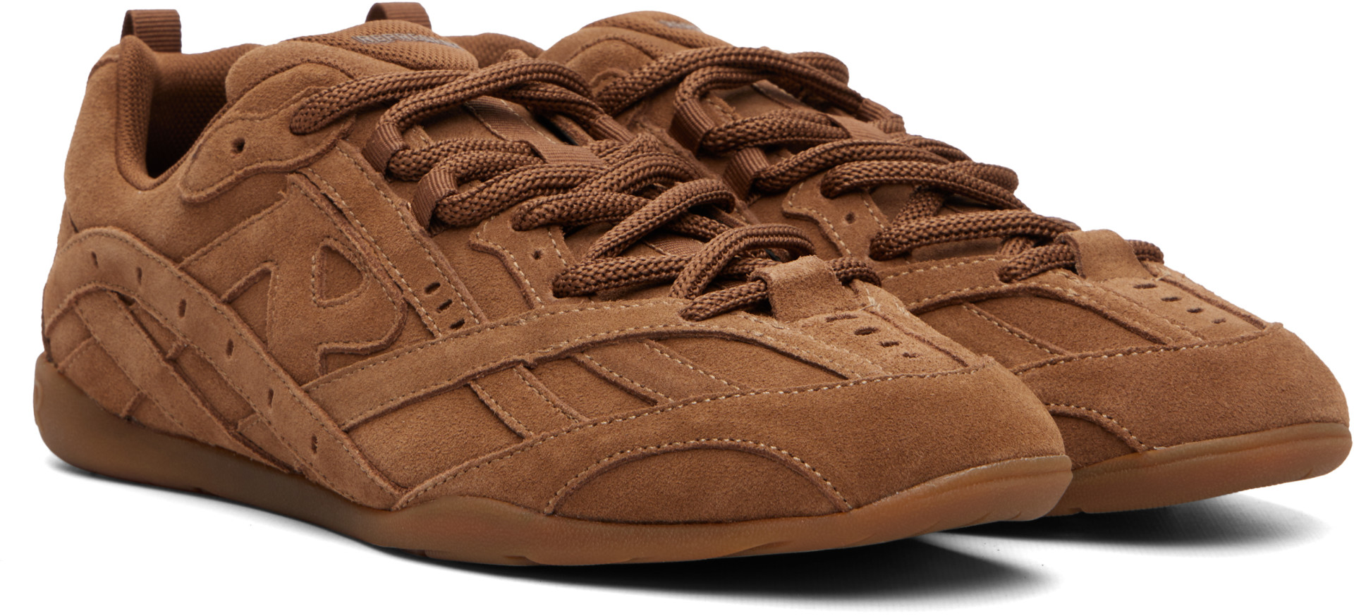 Represent - Tan Rally Suede Sneakers