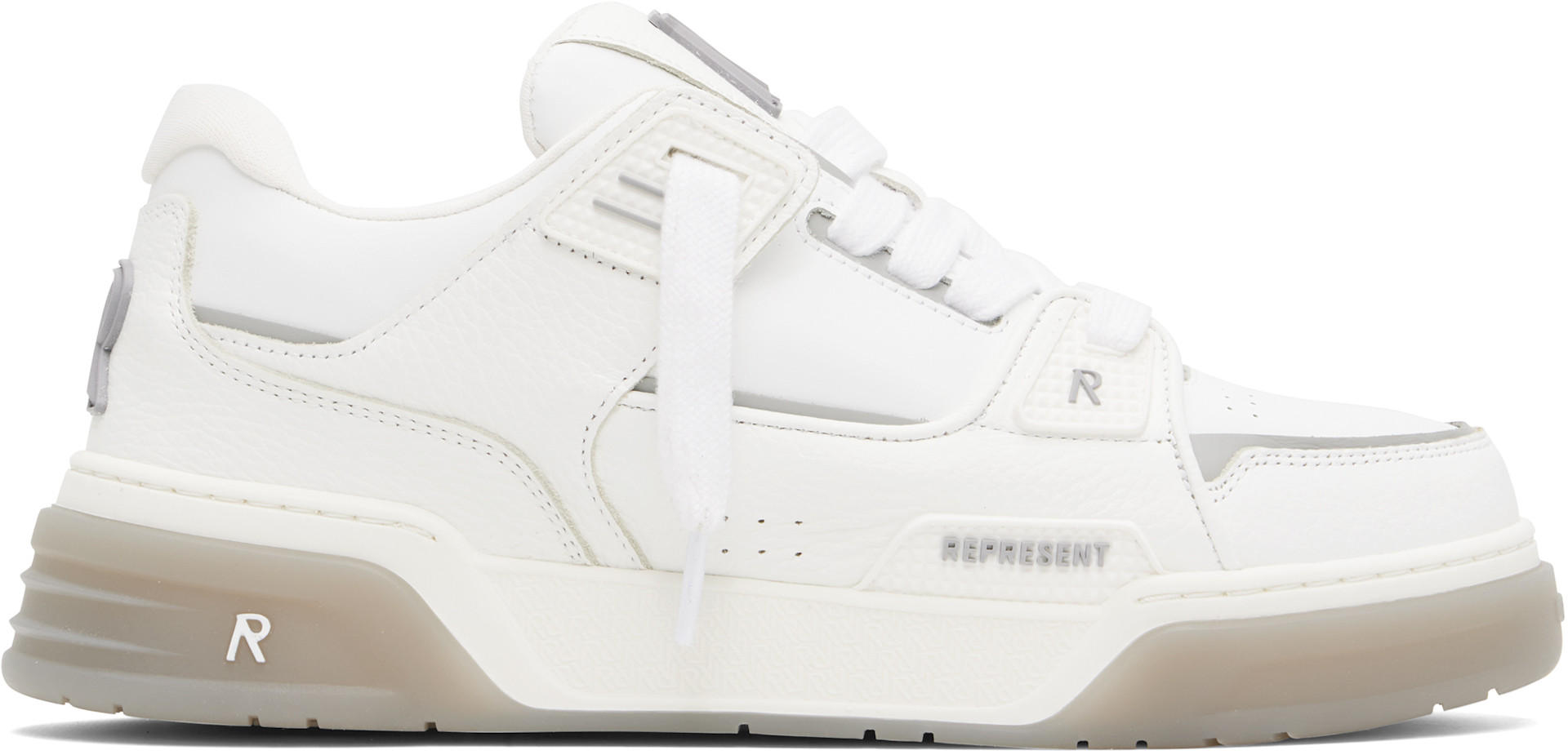 Represent - White Studio Sneakers
