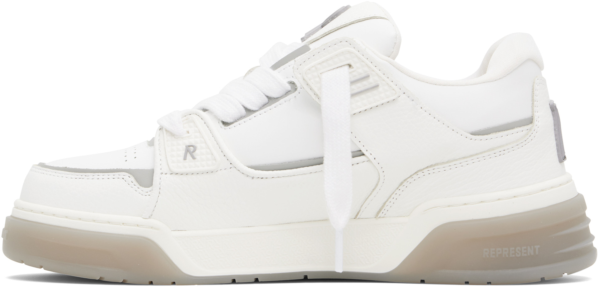 Represent - White Studio Sneakers