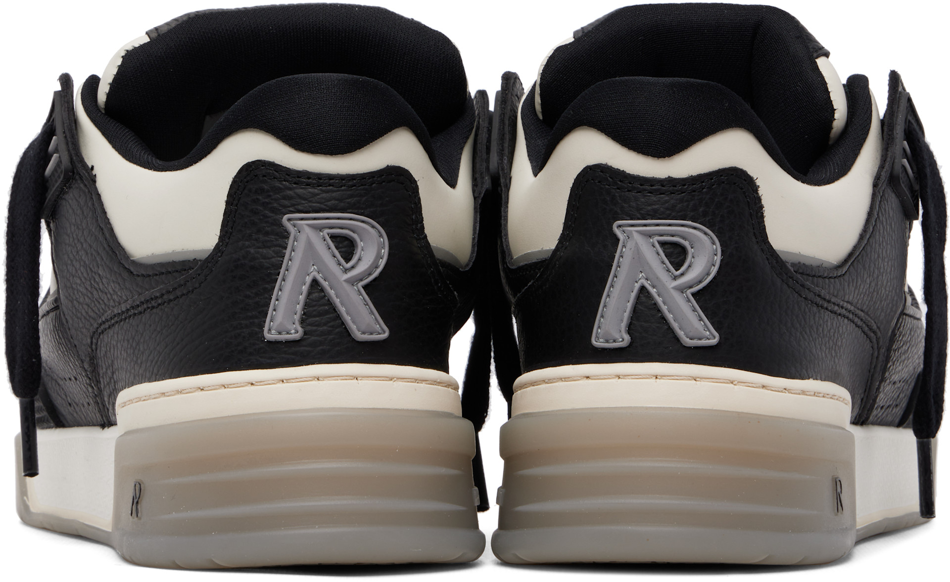 Represent - Baskets Studio noir et blanc cassé