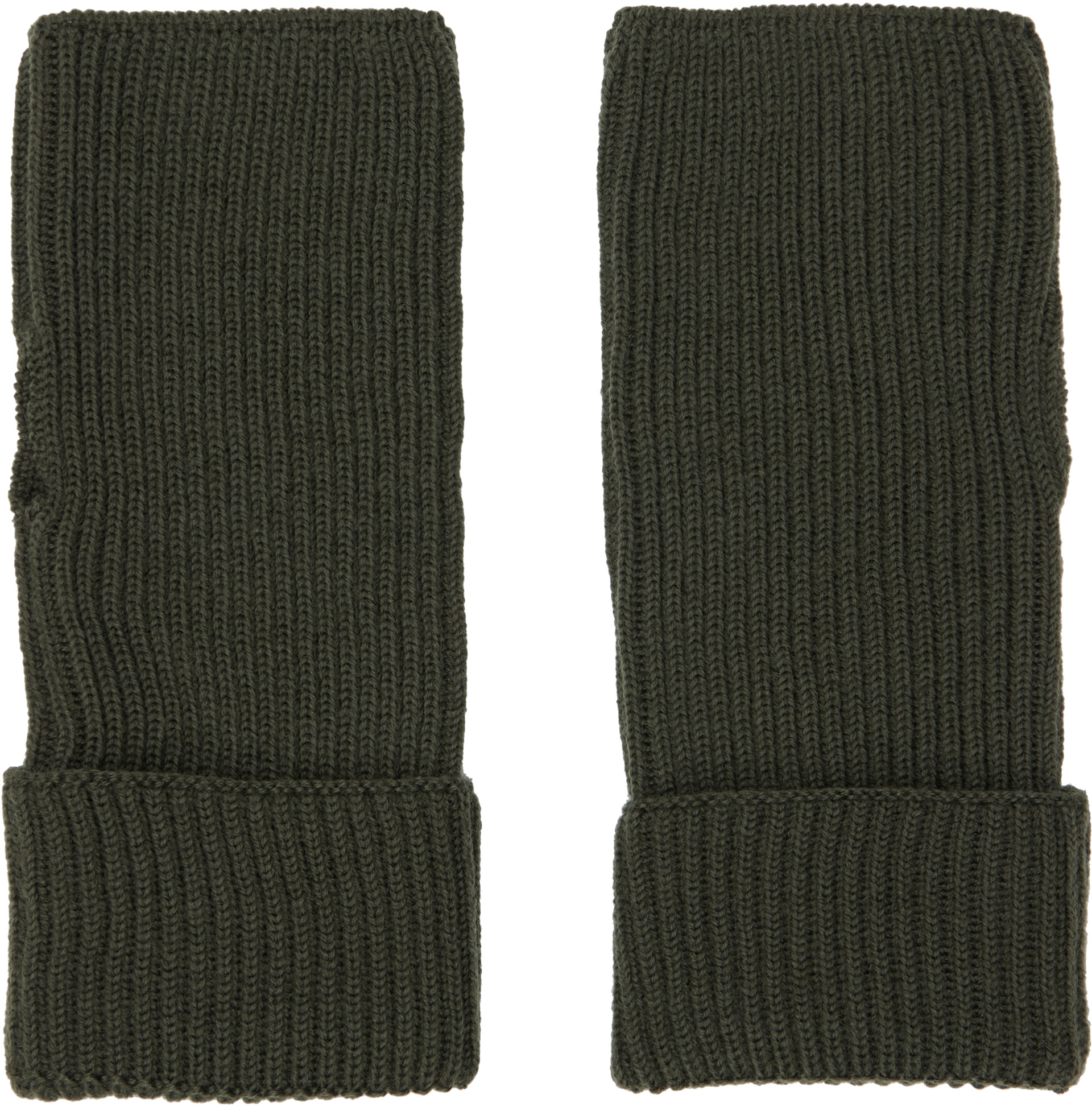 Rier - Khaki Fingerless Gloves