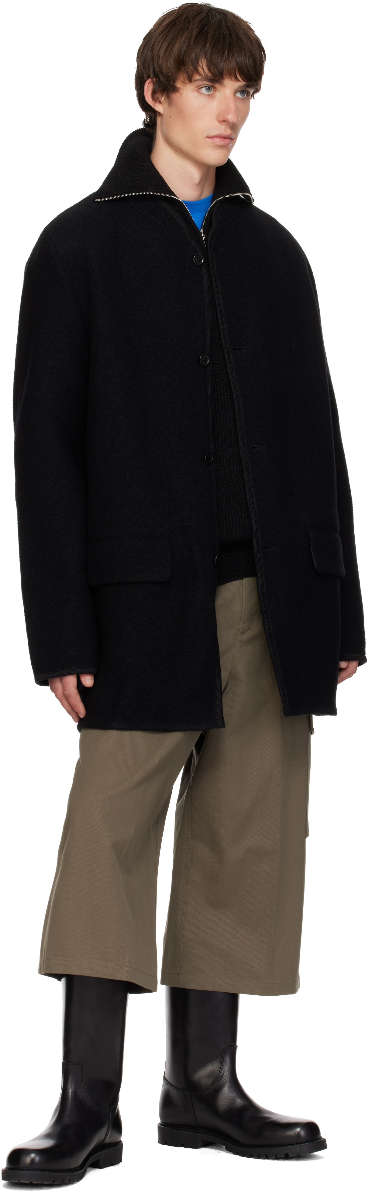 Rier - Manteau écourté noir - Walker