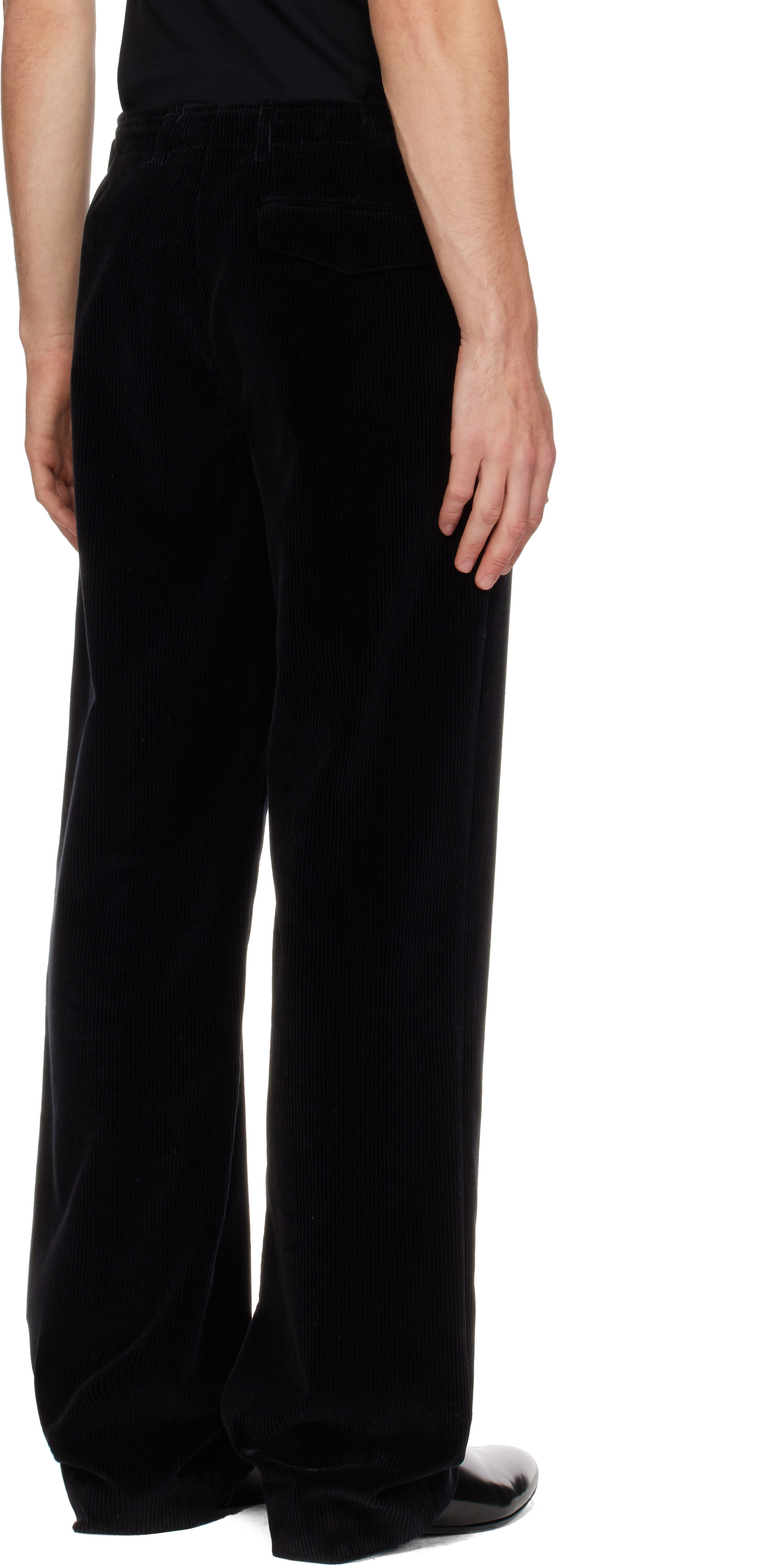 Rier - Black Tyrolean Corduroy Trousers