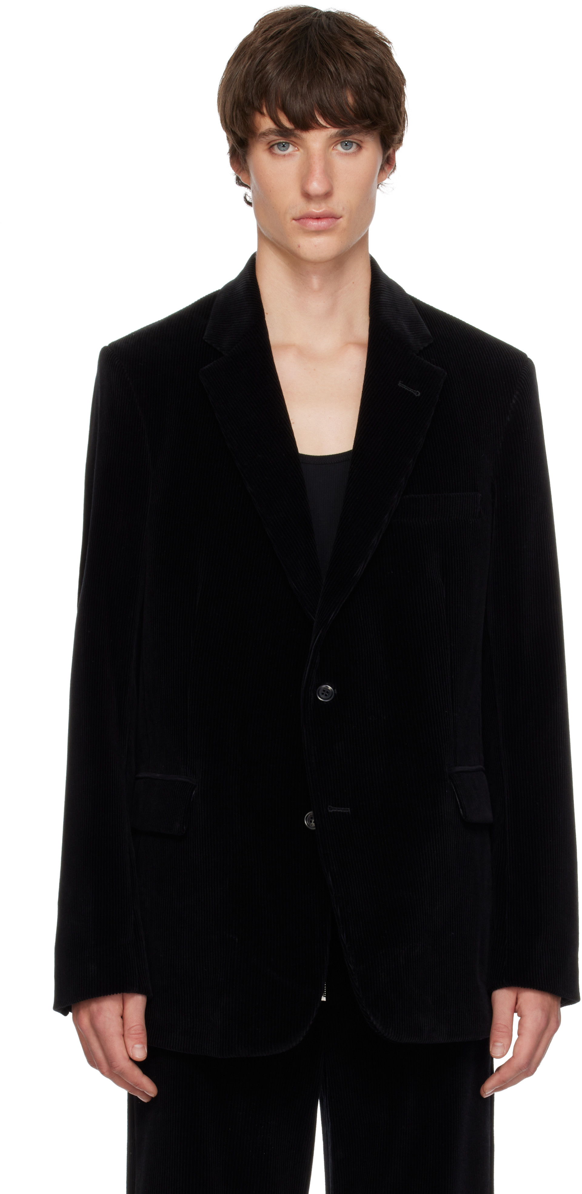 Rier - Black Corduroy Blazer