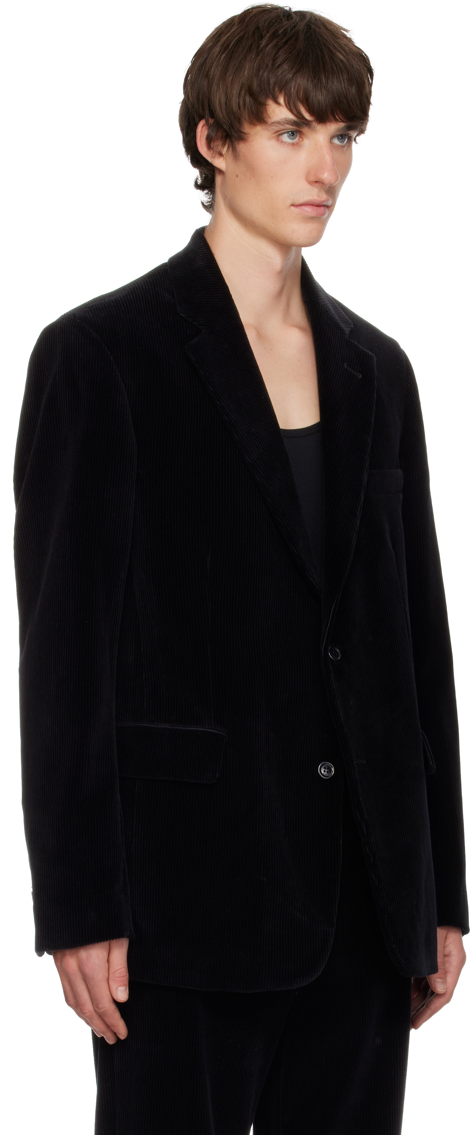 Rier - Black Corduroy Blazer
