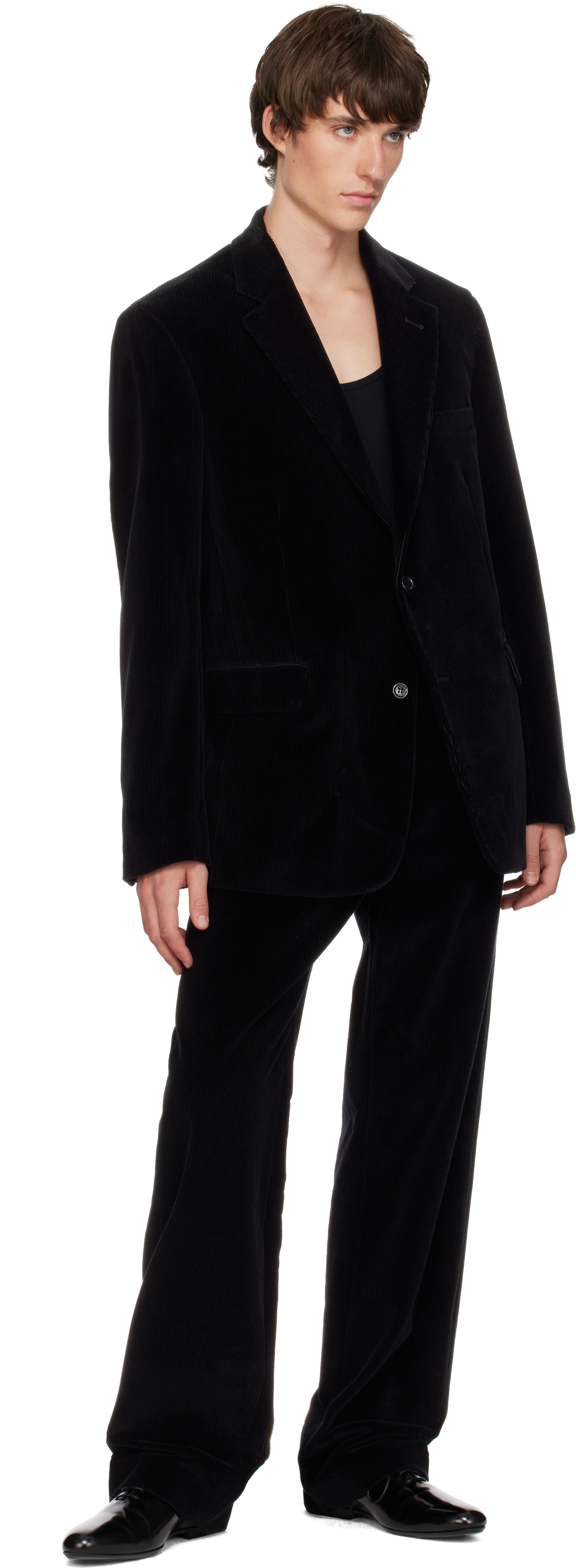 Rier - Black Corduroy Blazer
