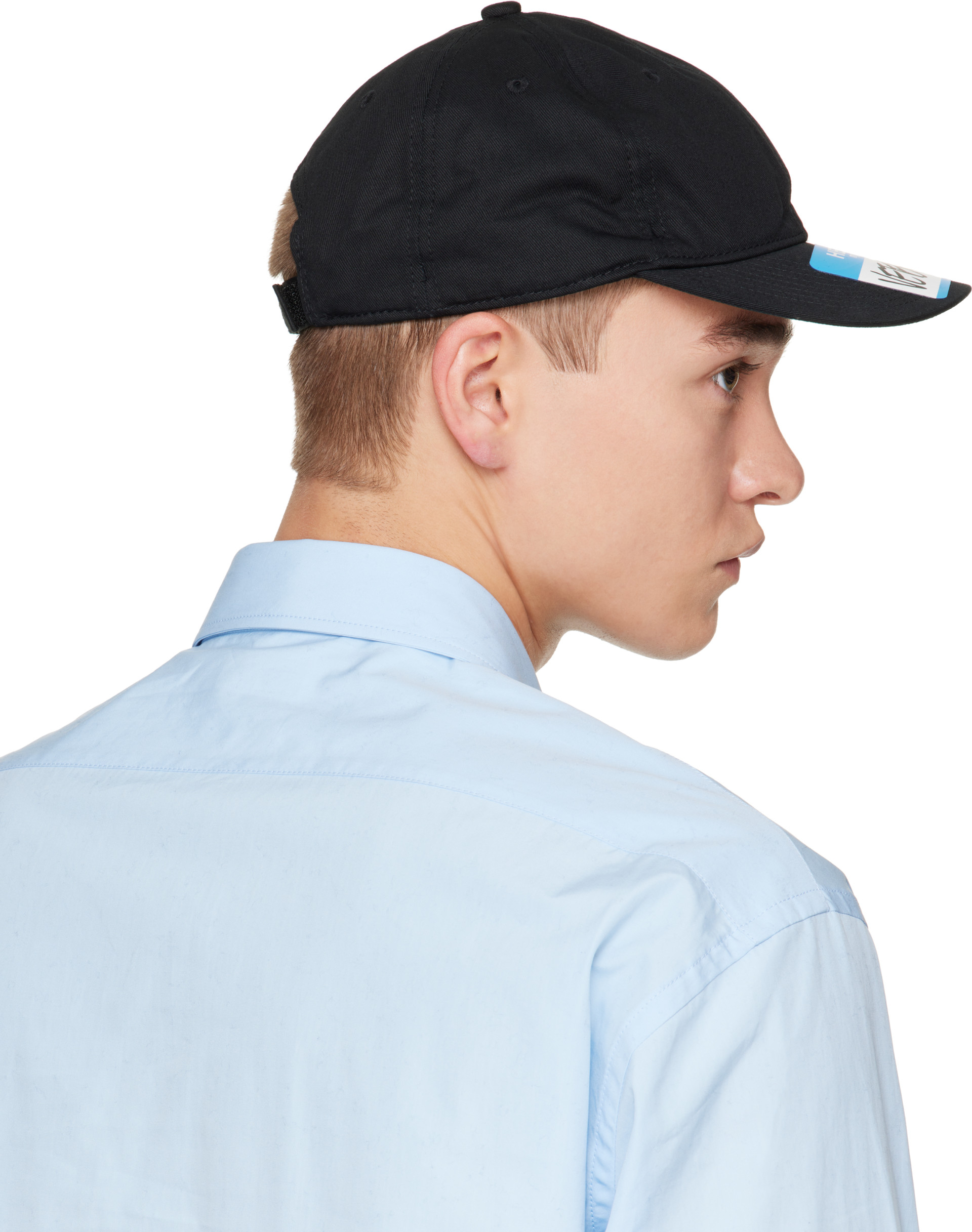 VETEMENTS - Black 'My Name' Sticker Cap