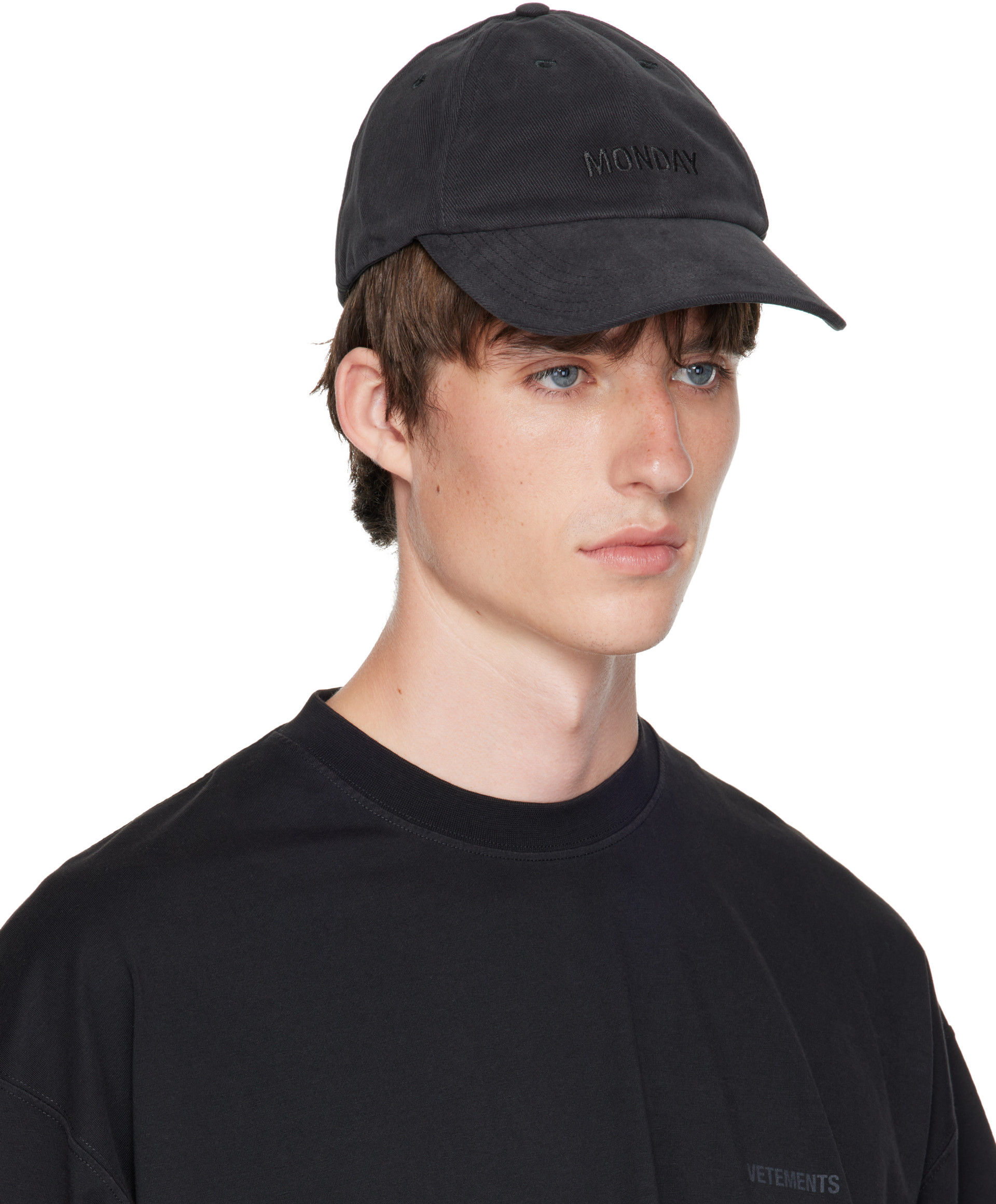 VETEMENTS - Black 'Monday' Pristine Cap