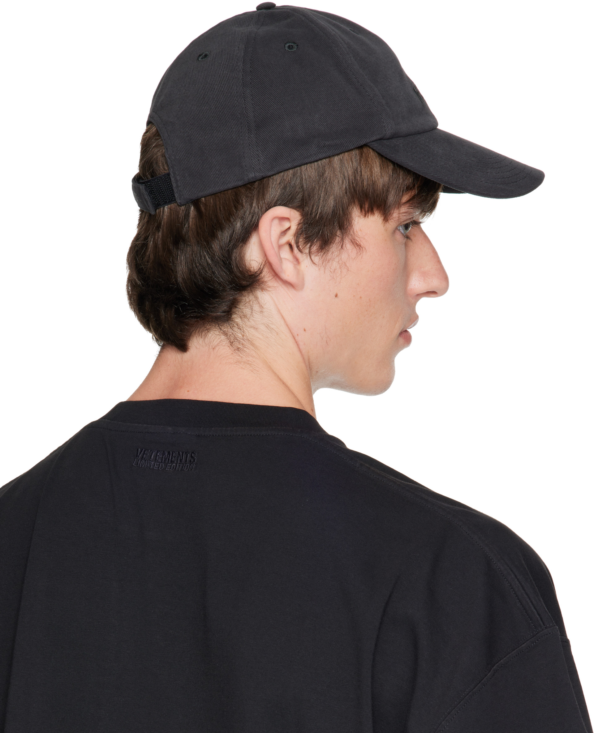 VETEMENTS - Black 'Monday' Pristine Cap