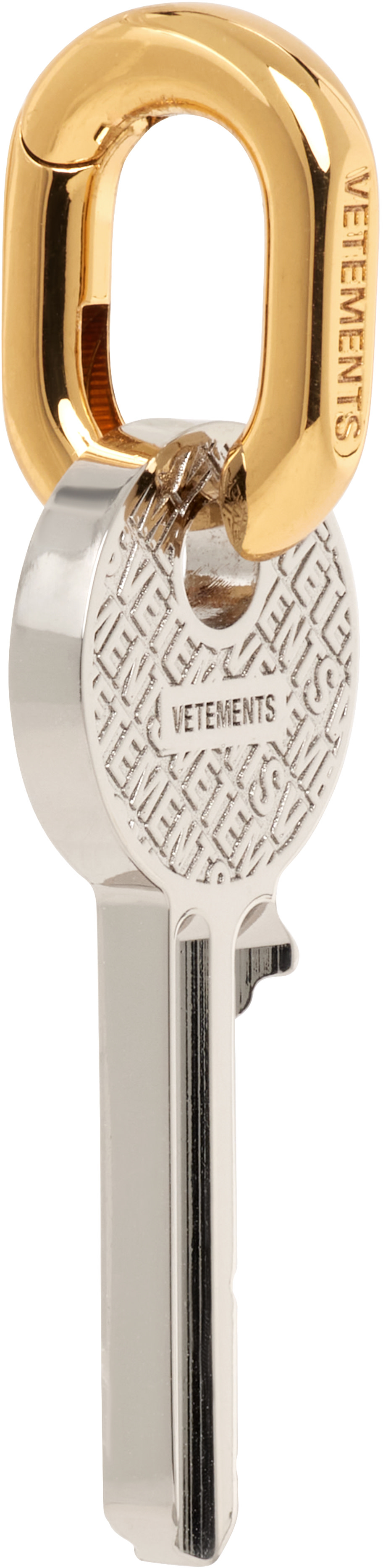 VETEMENTS - Boucle d'oreille unique en forme de clé
