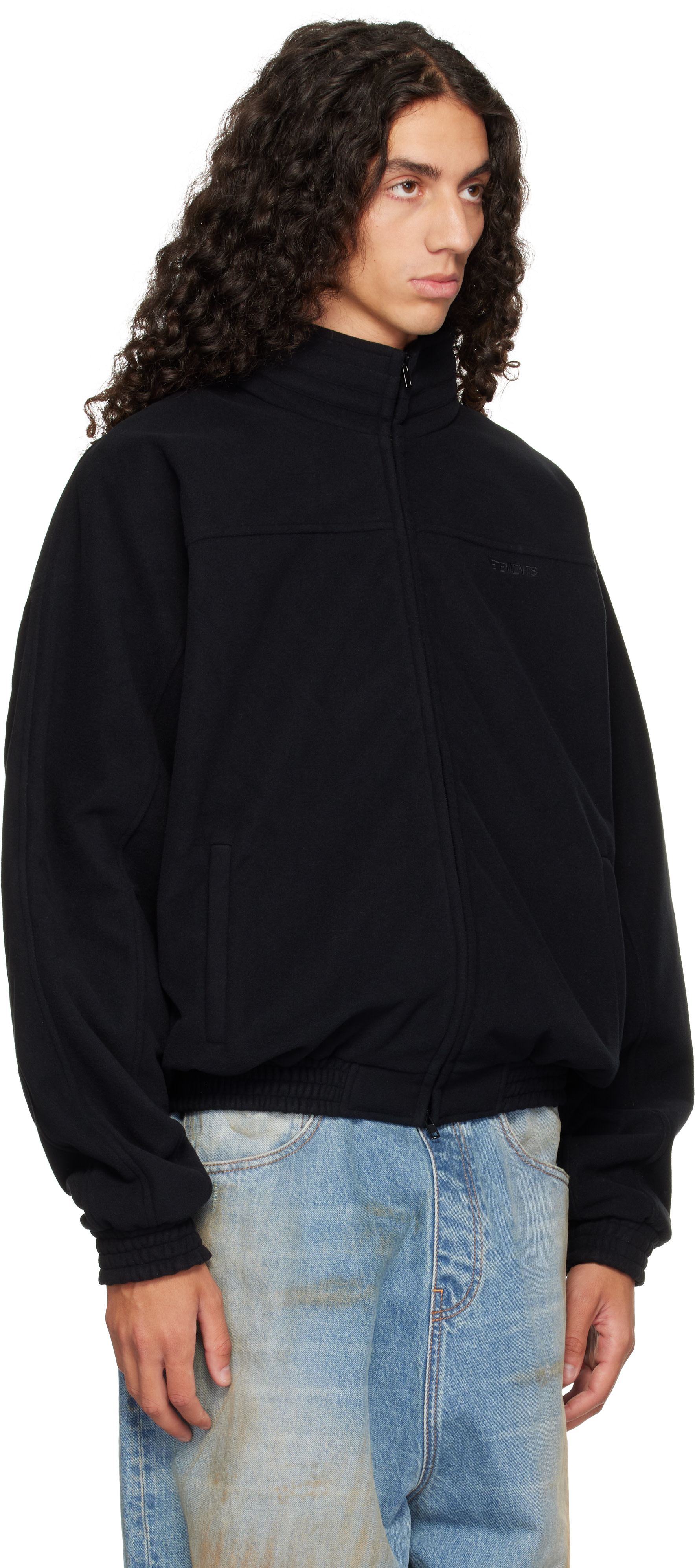 VETEMENTS - Black Out Fleece Jacket