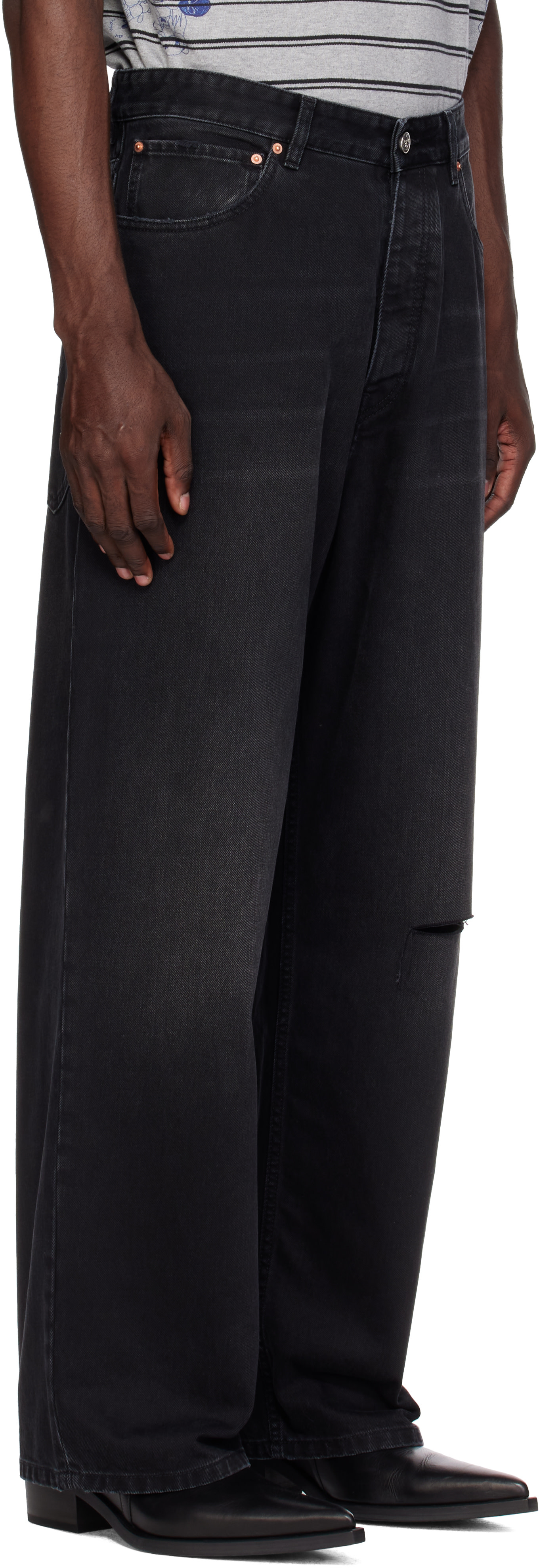 VETEMENTS - Jean ample noir