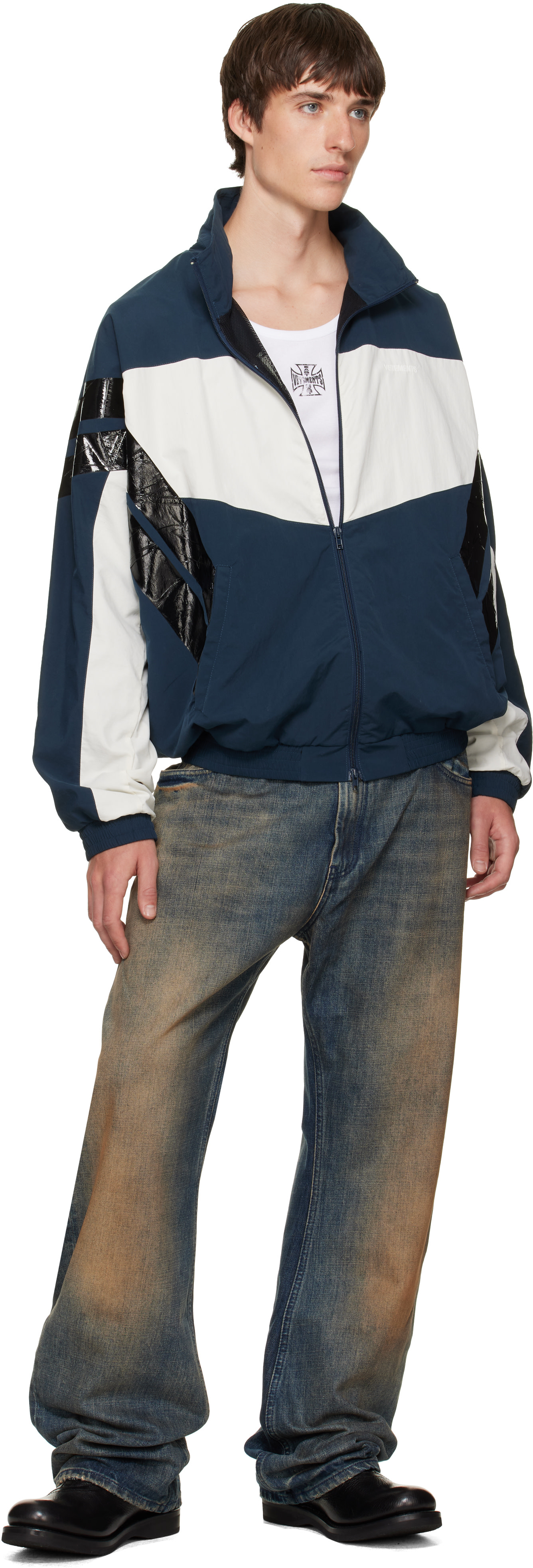 VETEMENTS - Blue O-Leg Jeans
